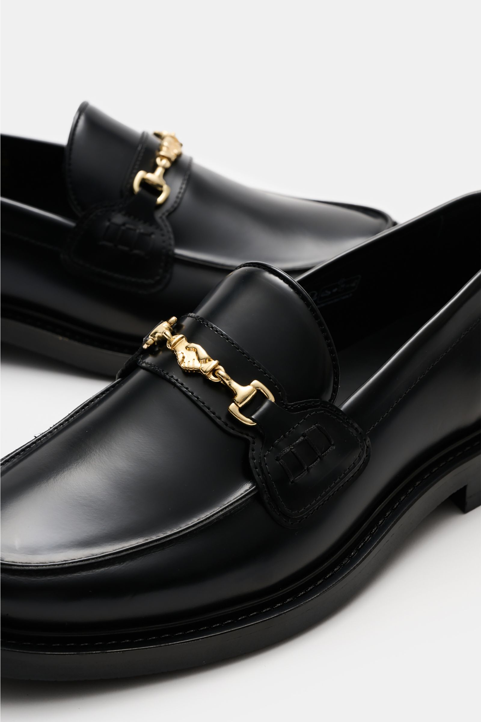 Filling Pieces Horsebit Loafer 'Polido' schwarz