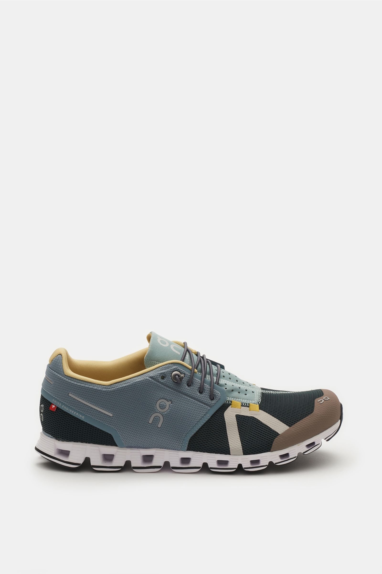 Sneaker 'Cloud 70|30' graublau/dunkelgrün