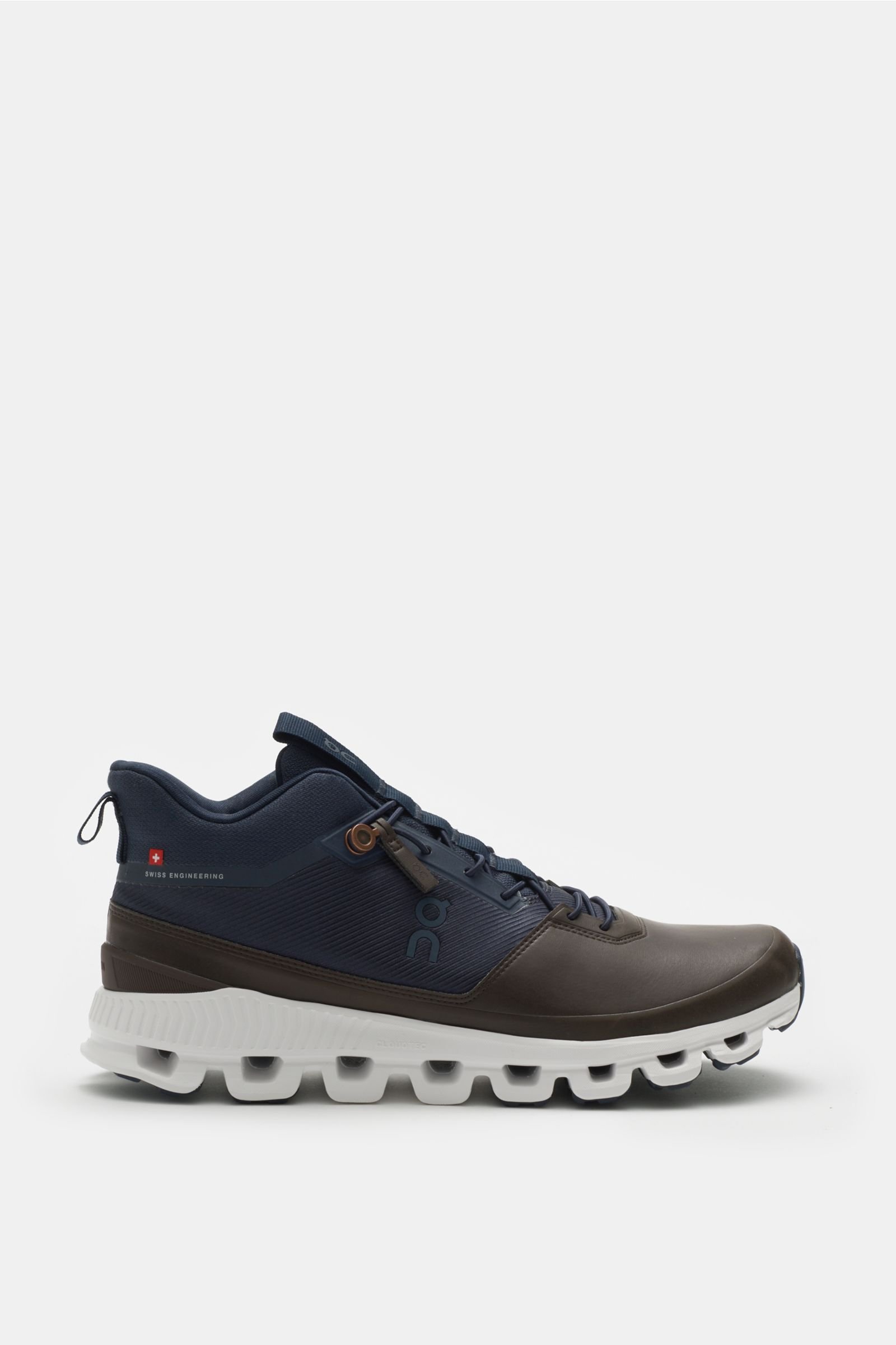 Sneakers 'Cloud Hi' navy/dark brown