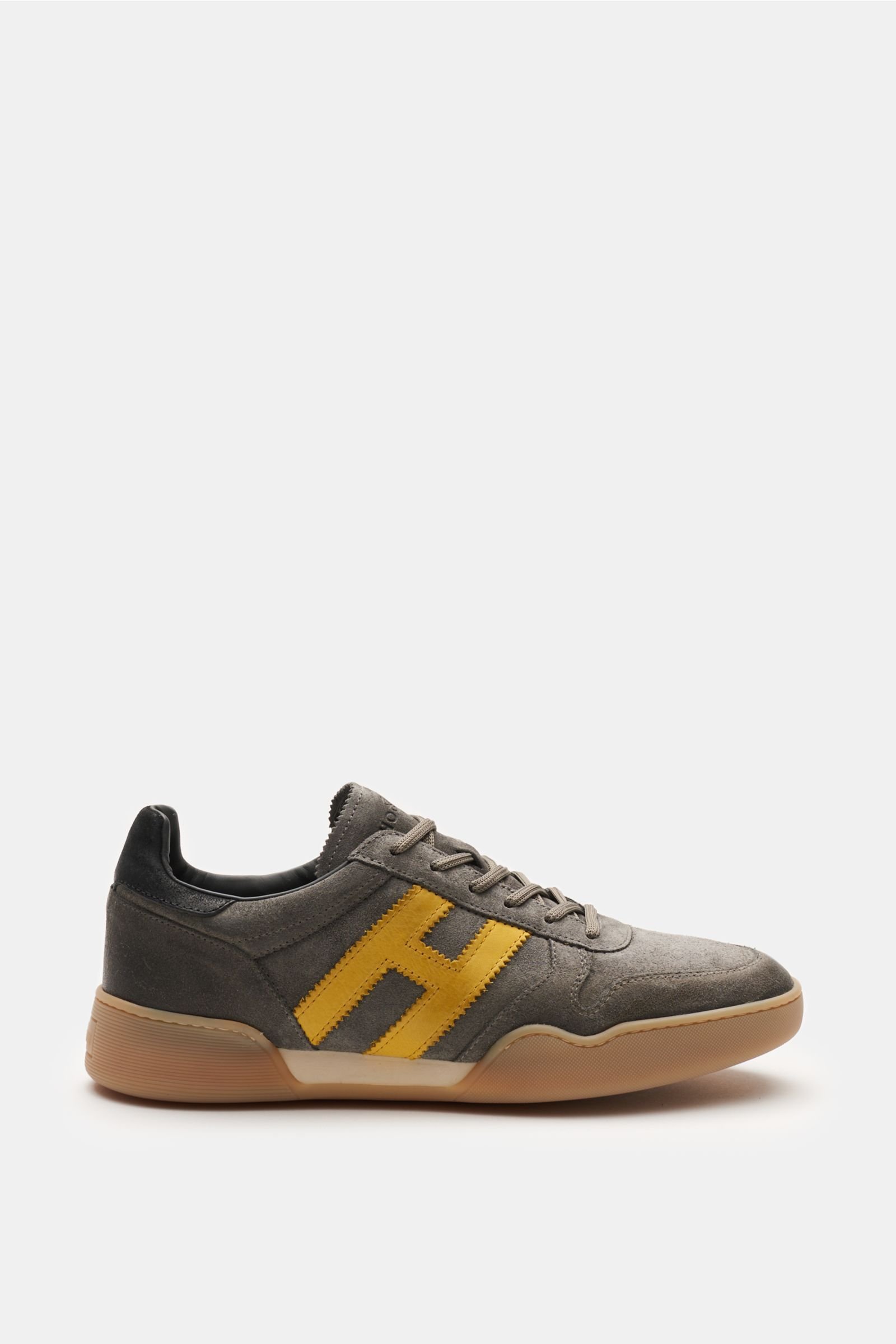 Sneaker 'H357' dunkelgrau/gelb