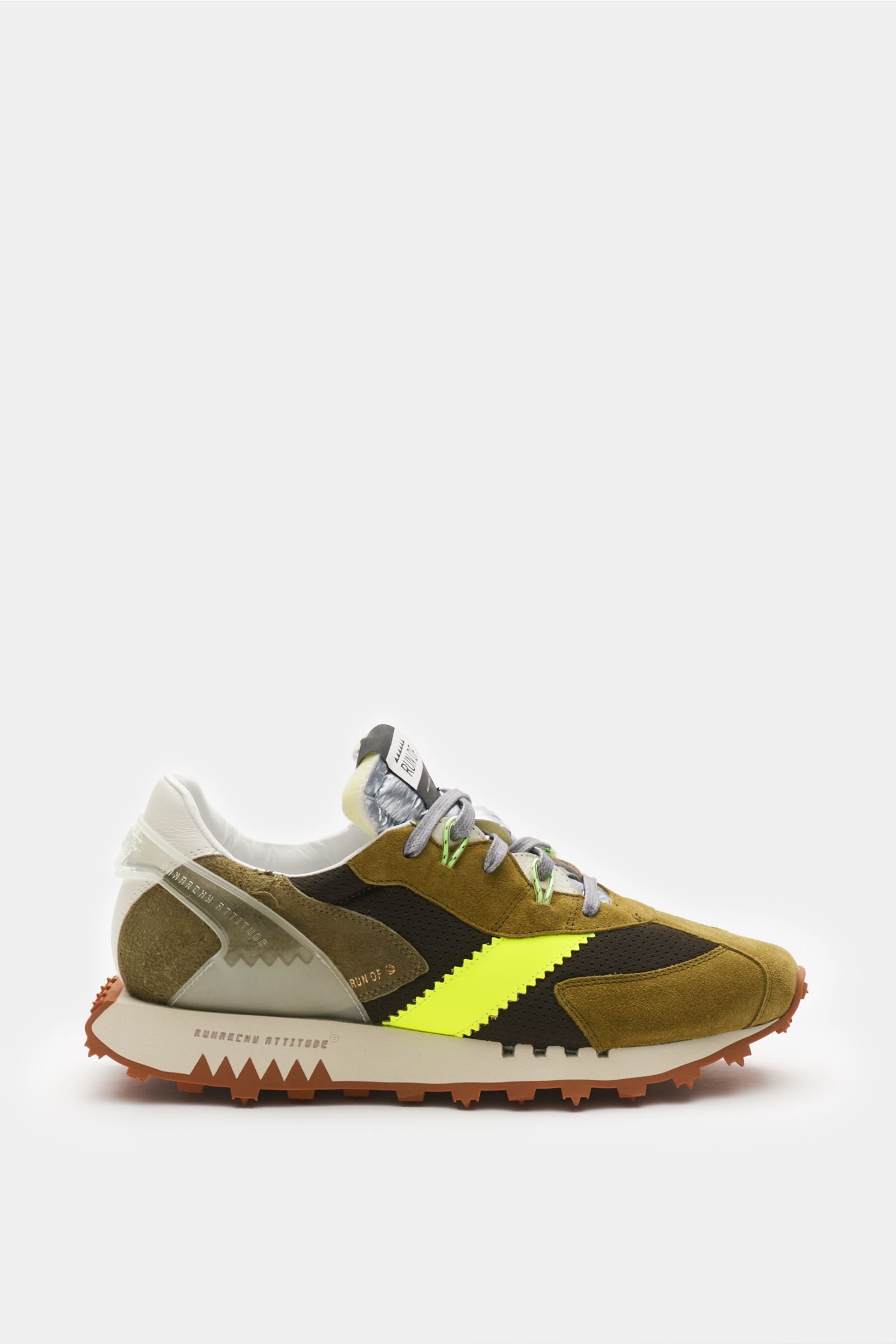 Sneakers 'Selva' olive/neon yellow