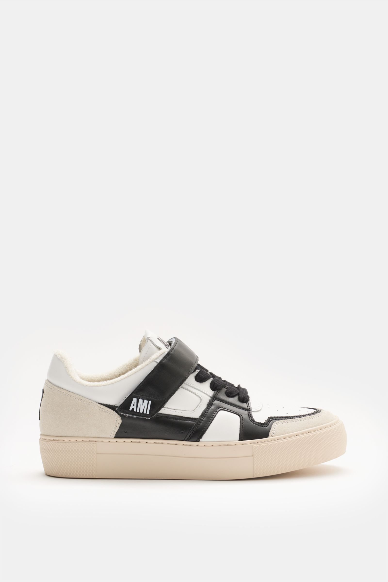 Sneaker weiß/schwarz/creme