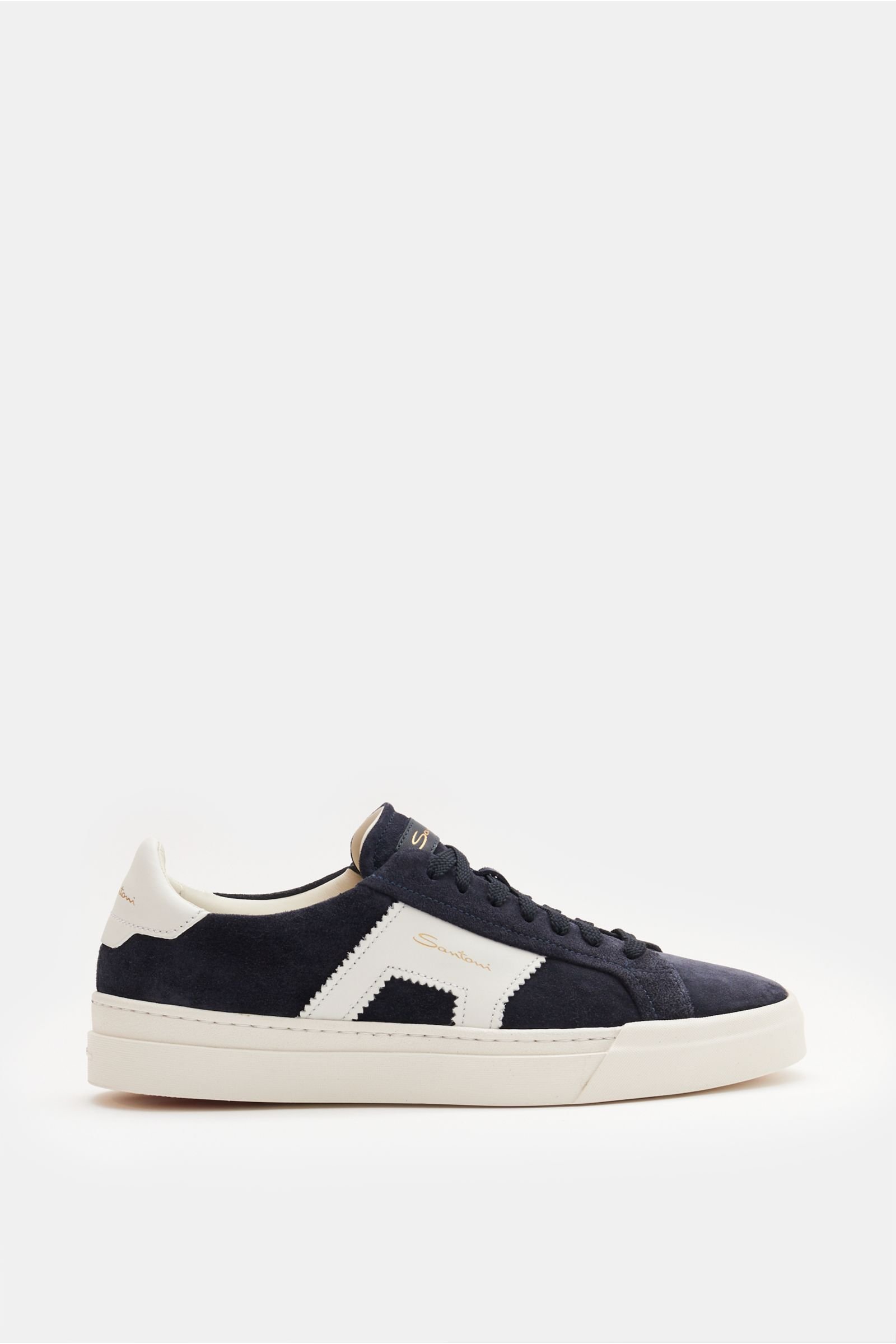 Sneakers 'Double Buckle' navy/white