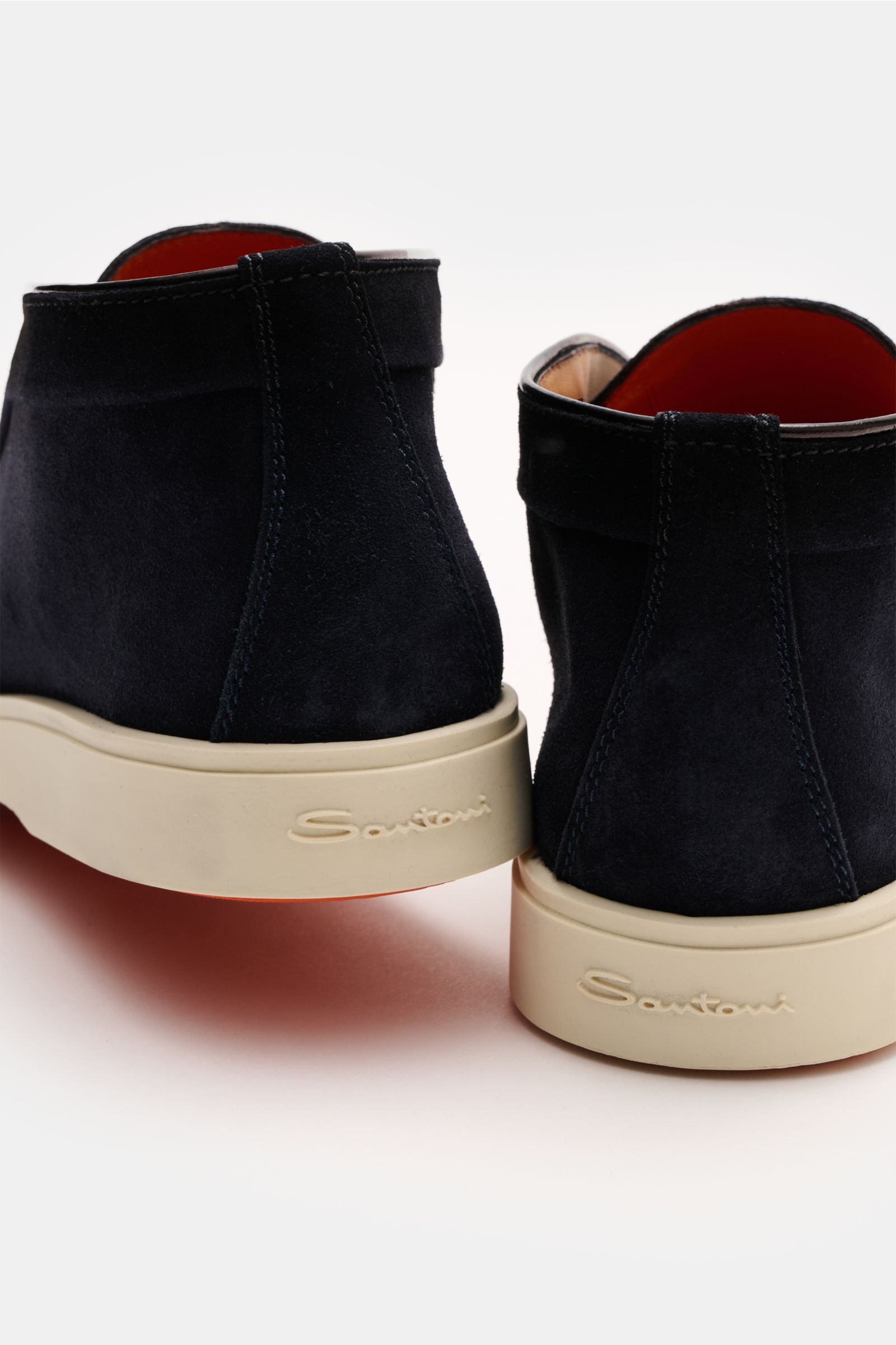 Santoni Desert boots navy