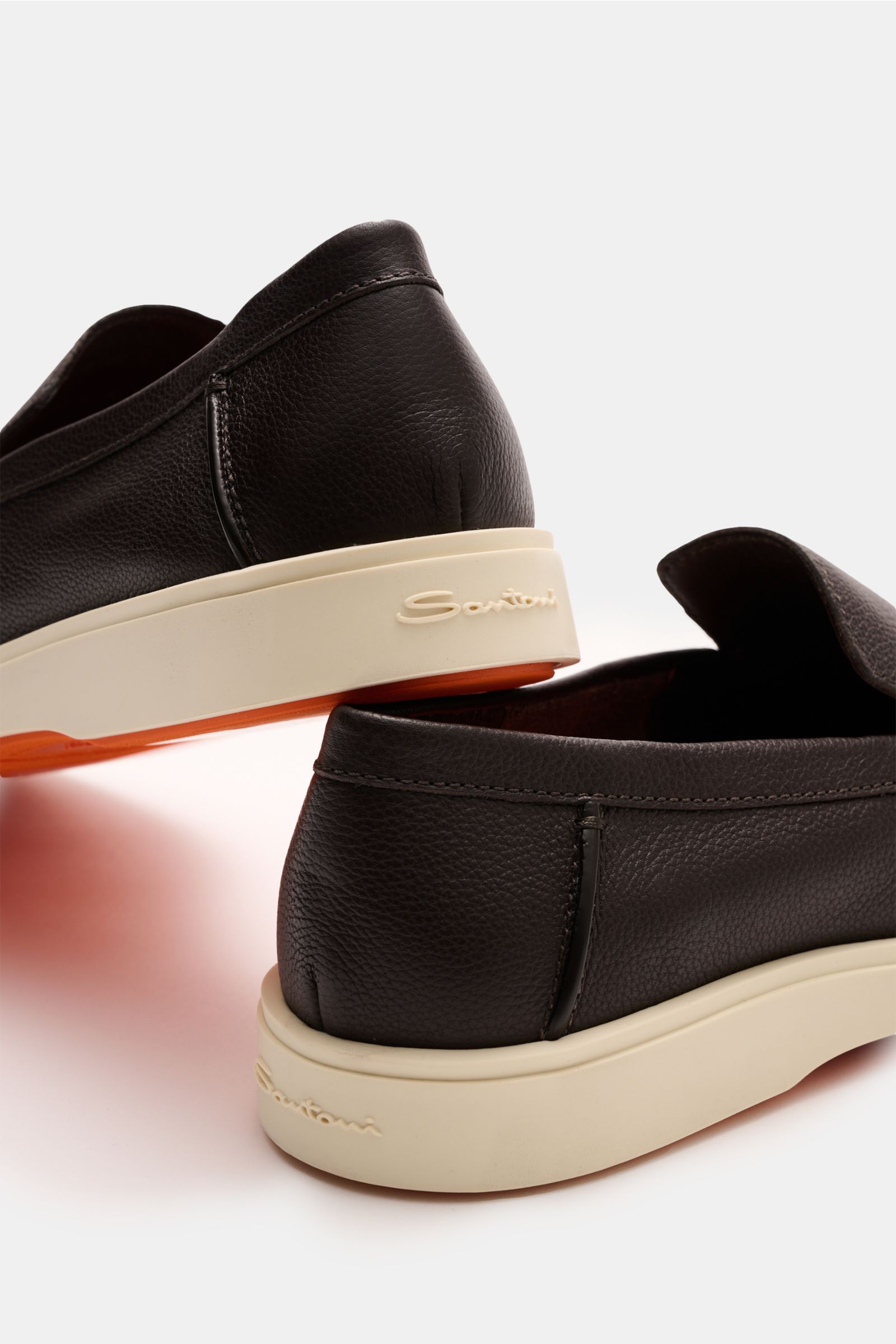 Santoni Loafer dunkelbraun
