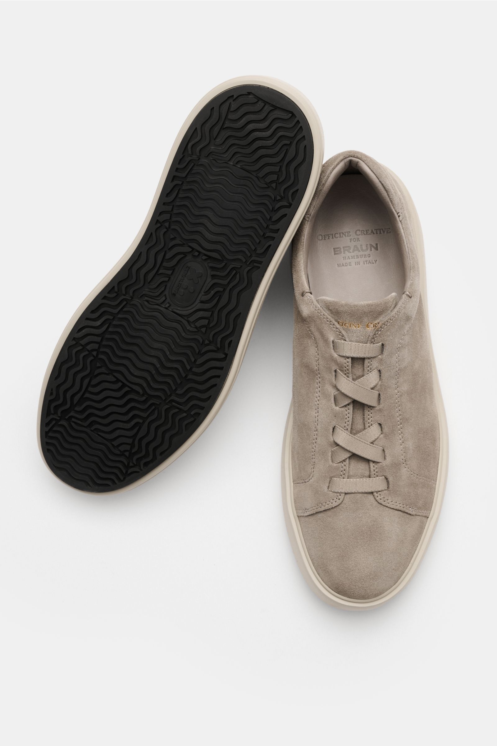 OFFICINE CREATIVE Slip-on-Sneaker 'Slouch 001' taupe | BRAUN OFFICINE CREATIVE Slip-on-Sneaker 'Slouch 001' taupe | BRAUN