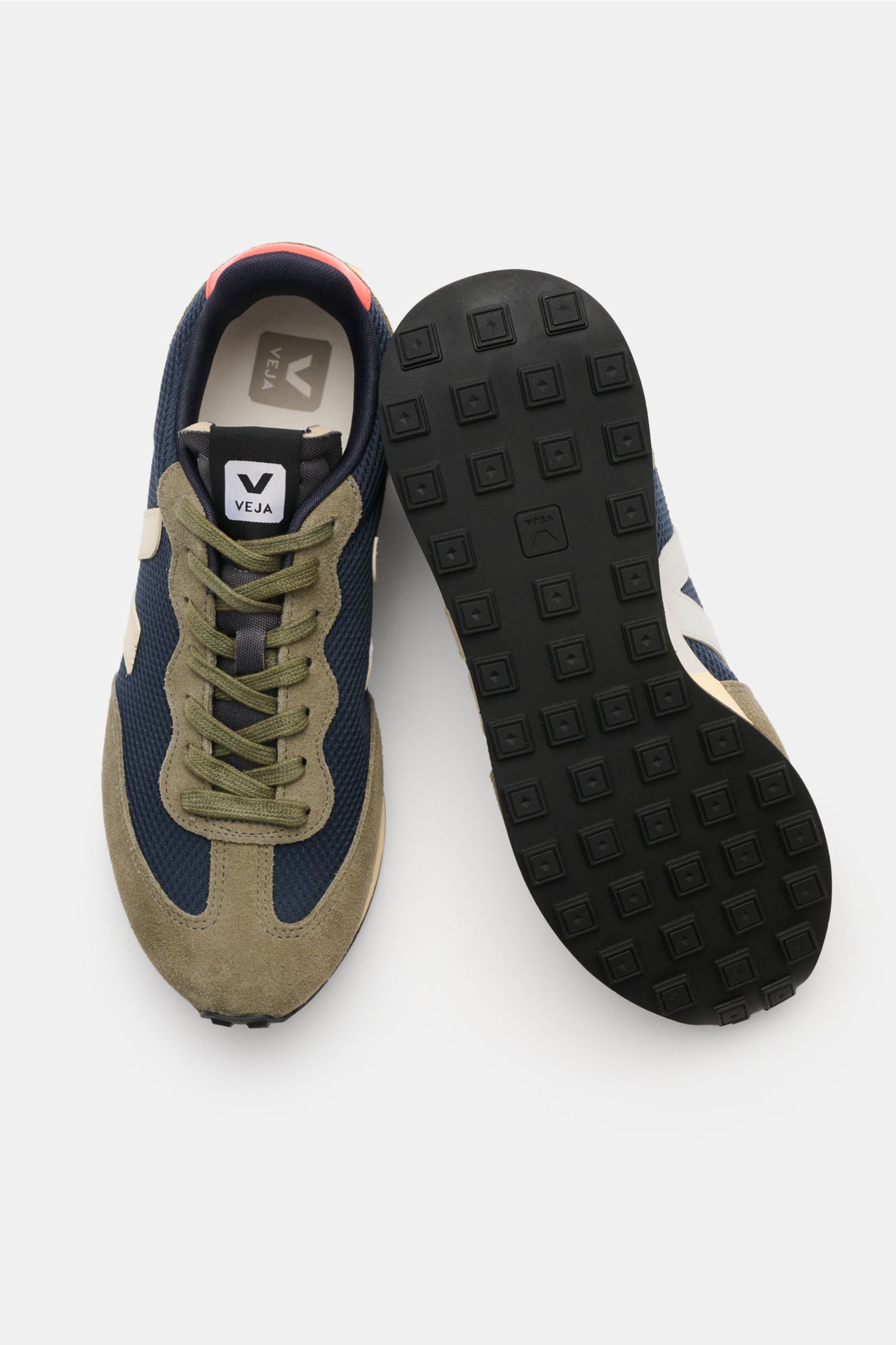 Veja Sneaker 'Rio Branco' navy/graugrün/orange