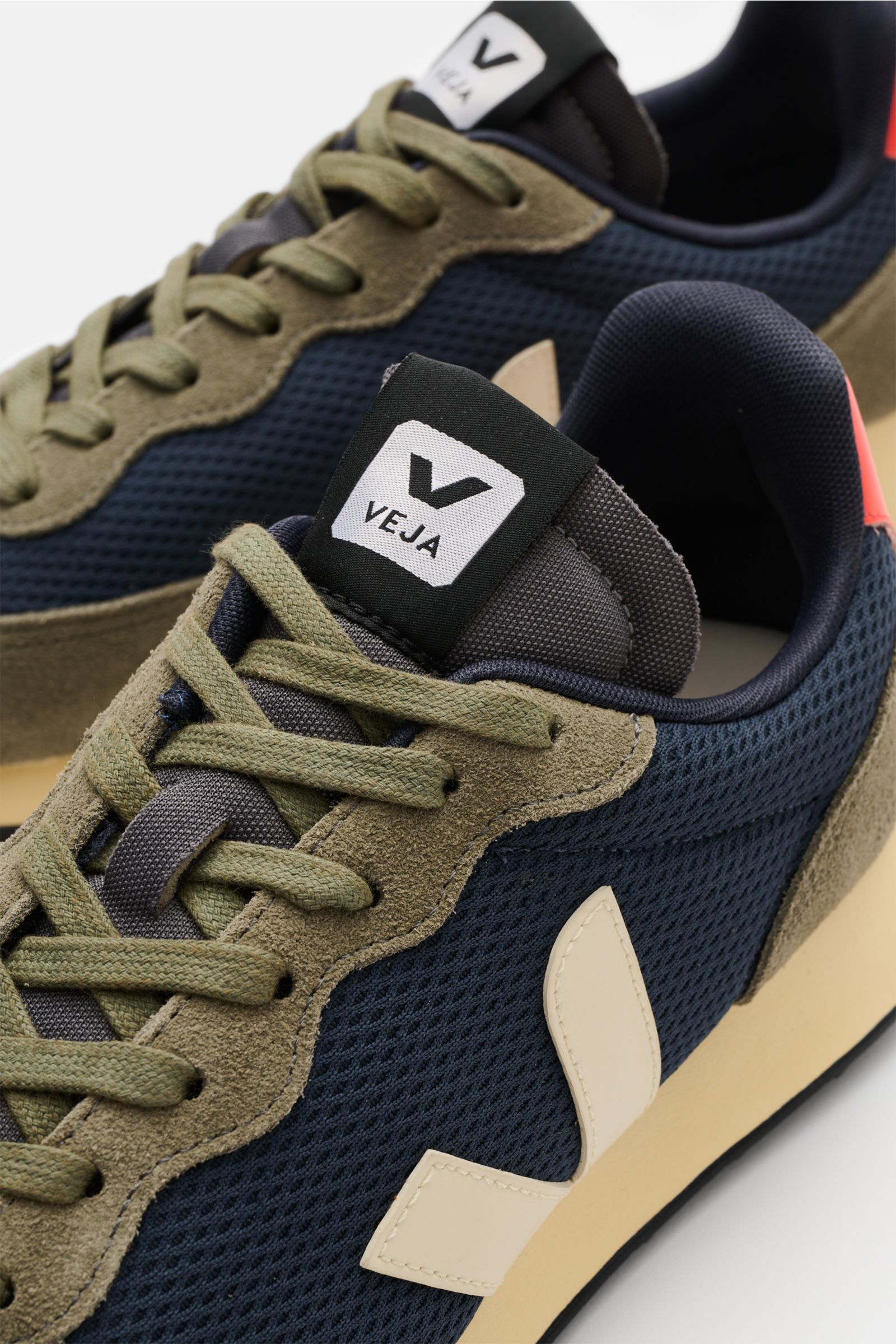 Veja Sneaker 'Rio Branco' navy/graugrün/orange