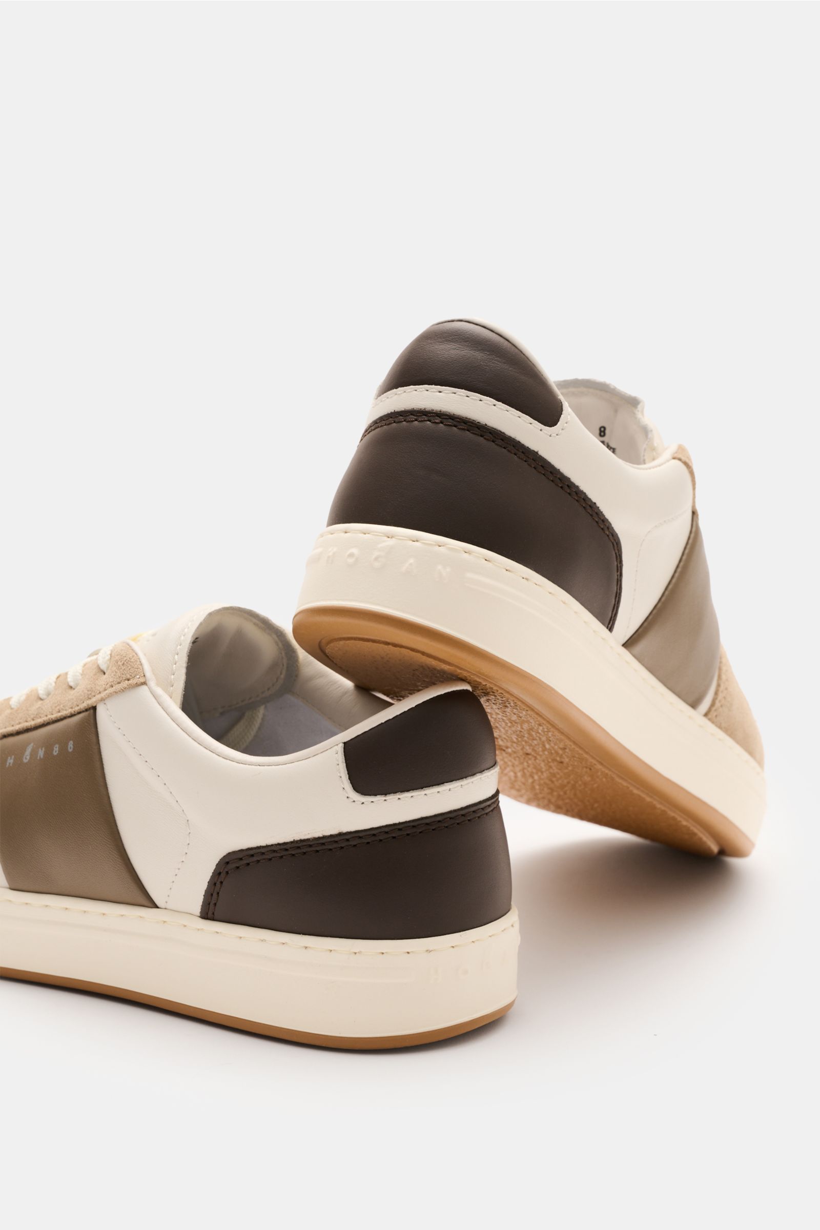 HOGAN sneakers 'Allacciato' beige/brown/cream | BRAUN Hamburg