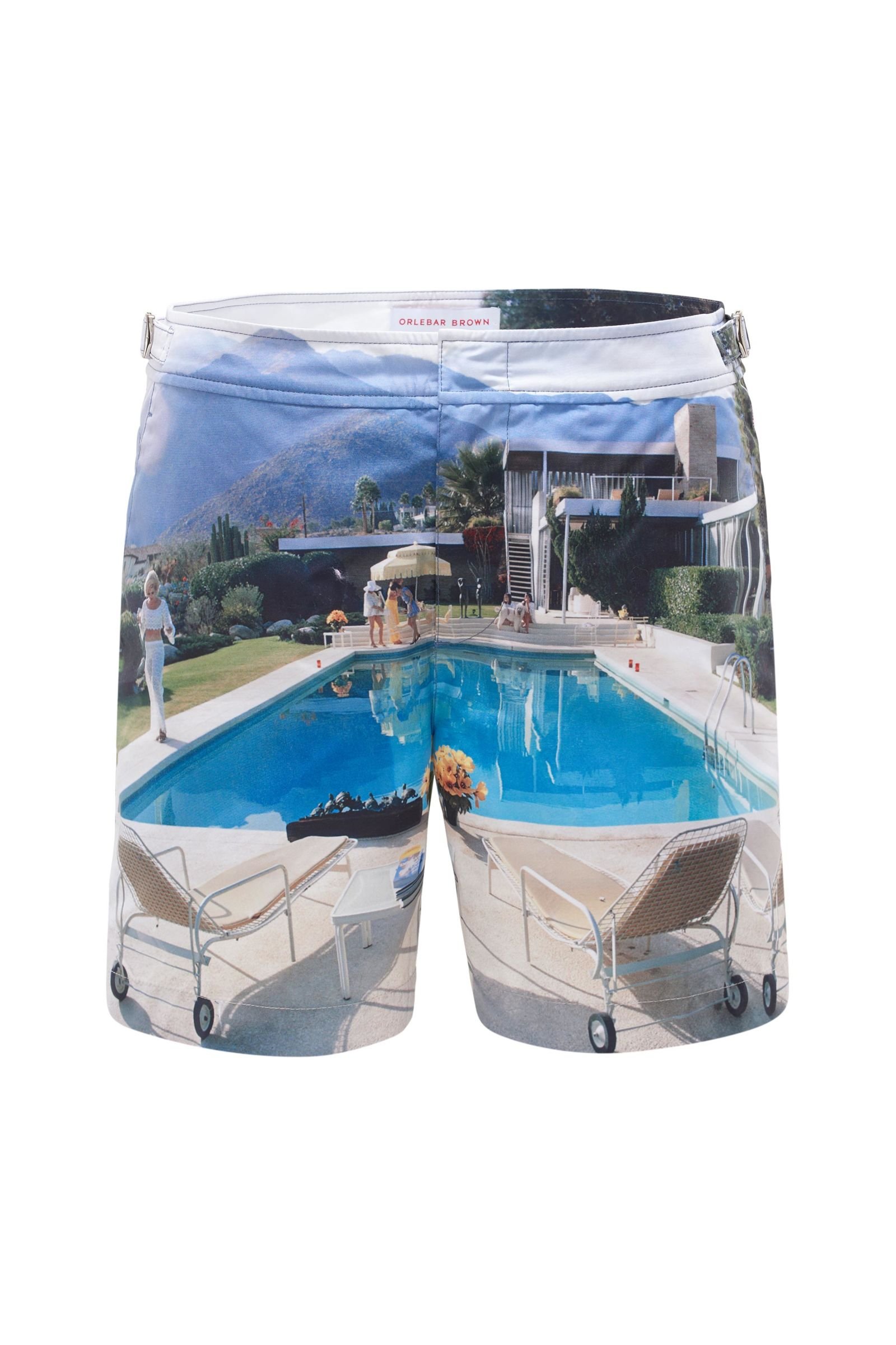 Swim shorts 'Kaufmann Cocktail' blue patterned