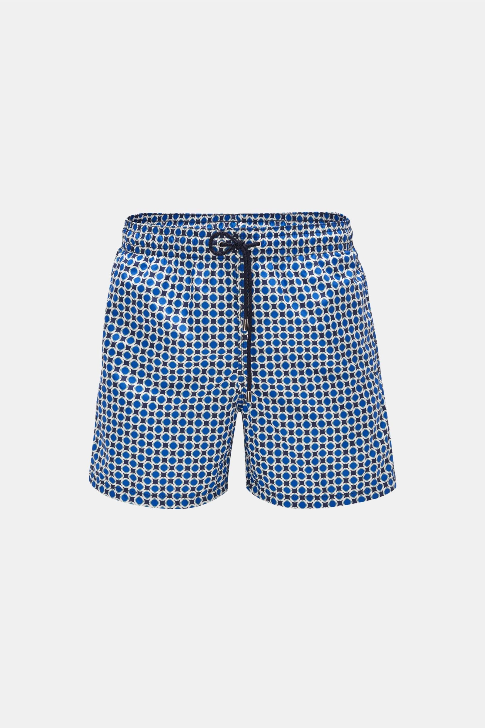 Swim shorts 'Stromboli' dark blue/navy patterned