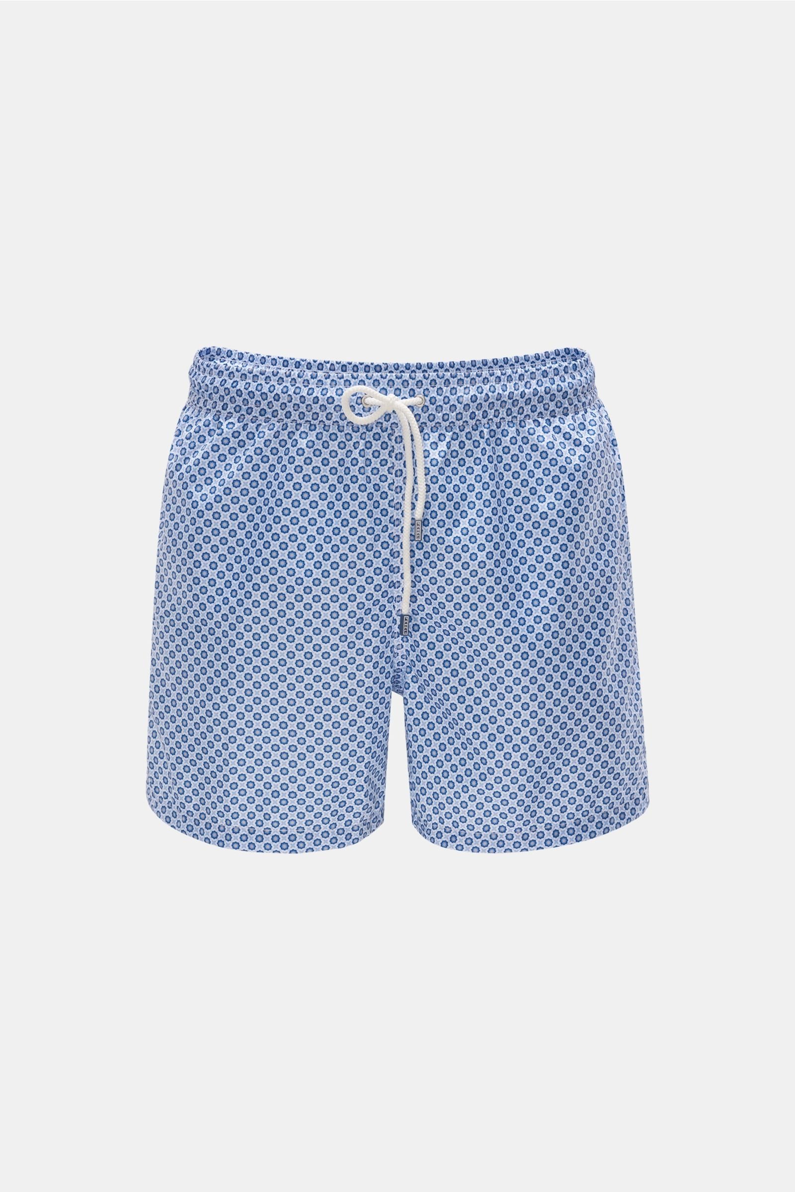 Swim shorts 'Madeira Airstop' navy/smoky blue patterned
