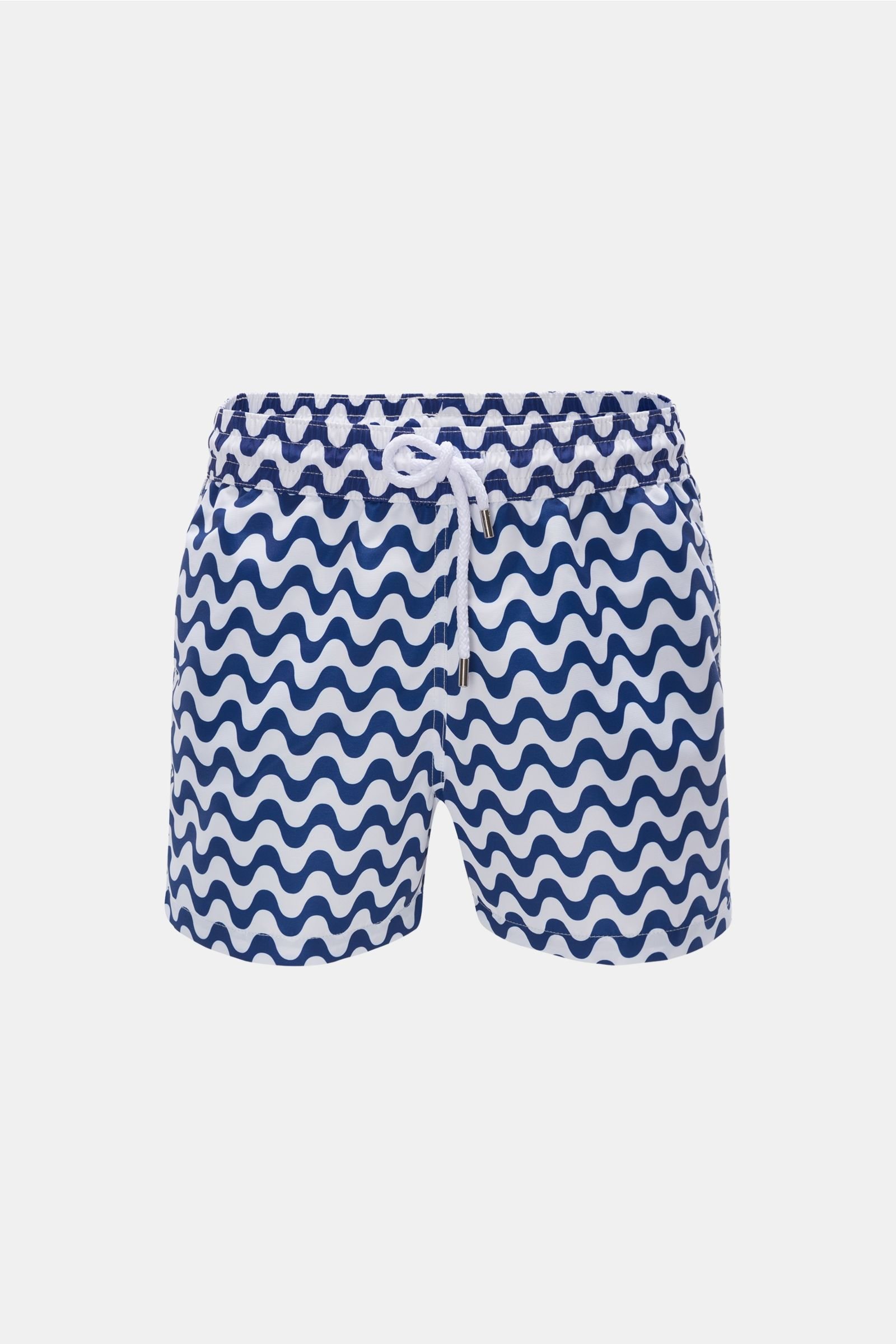 Swim shorts navy/white patterned