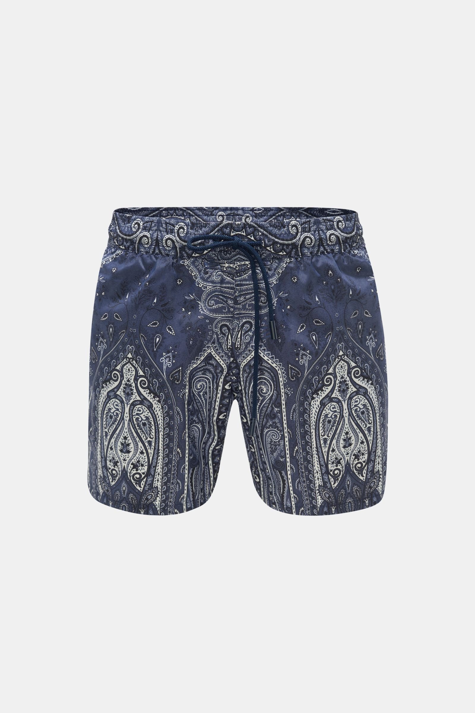 Swim shorts dark blue patterned