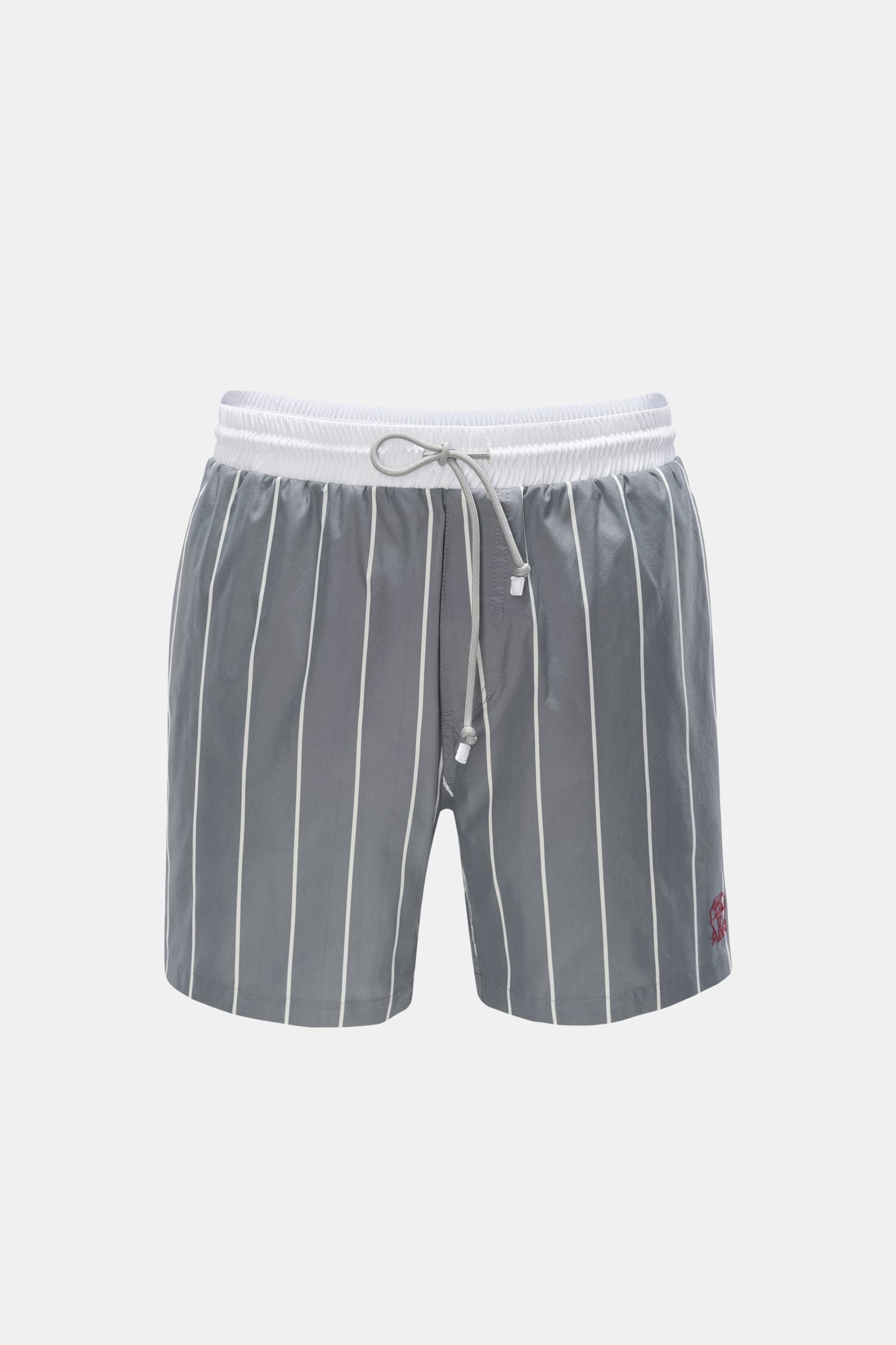 Swim shorts grey striped