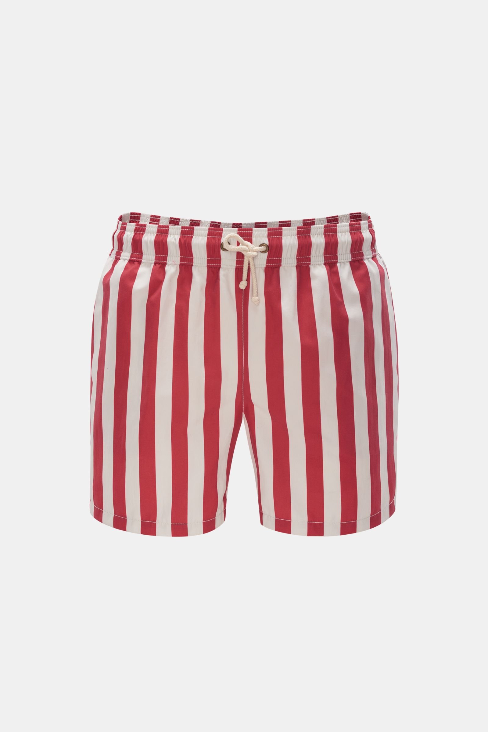 Swim shorts 'Paraggi' red/white striped