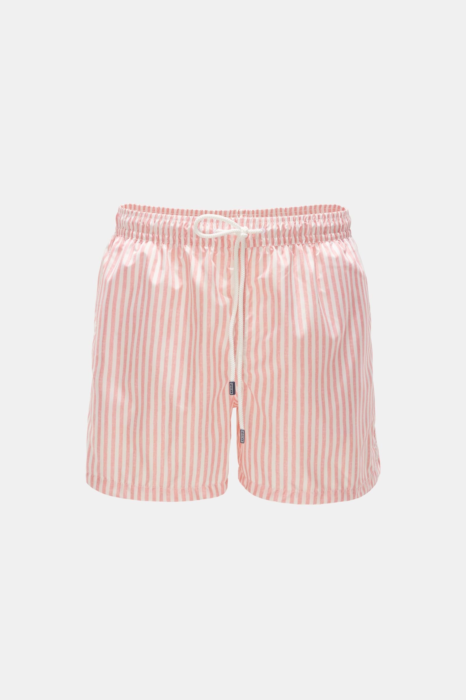 Swim shorts 'Madeira Airstop' rose/white striped