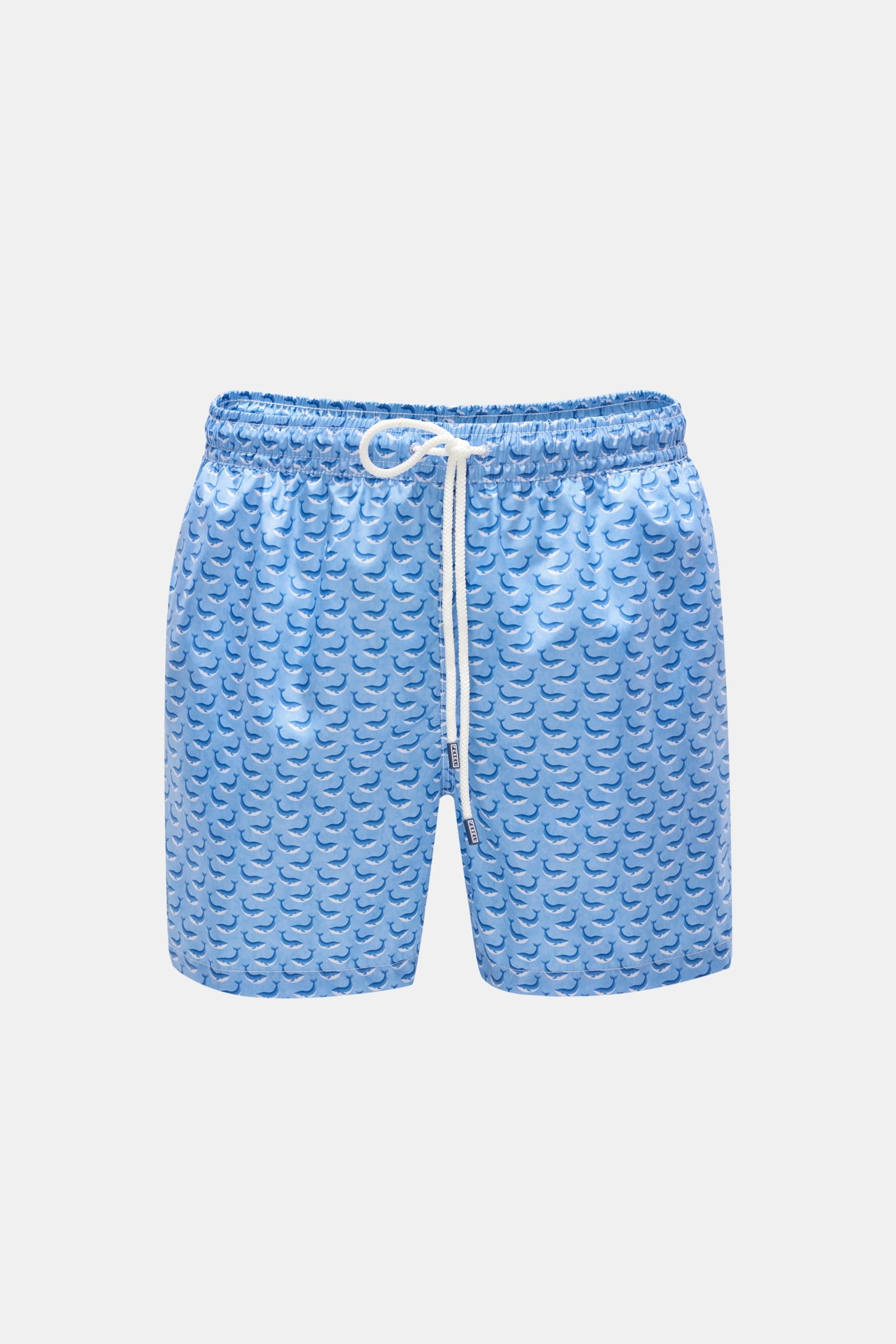 Swim shorts 'Madeira Airstop' smoky blue patterned