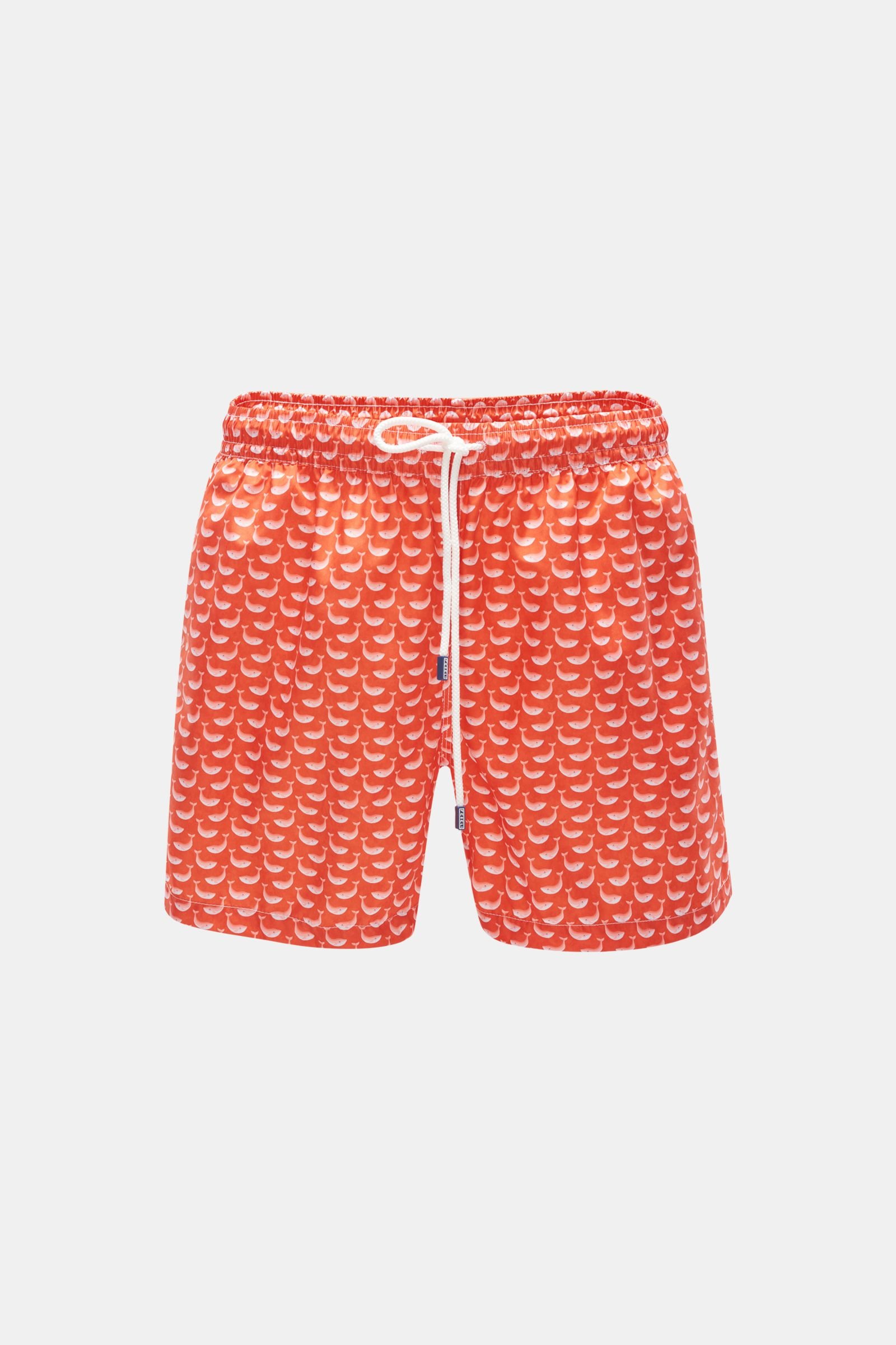 Swim shorts 'Madeira Airstop' coral patterned