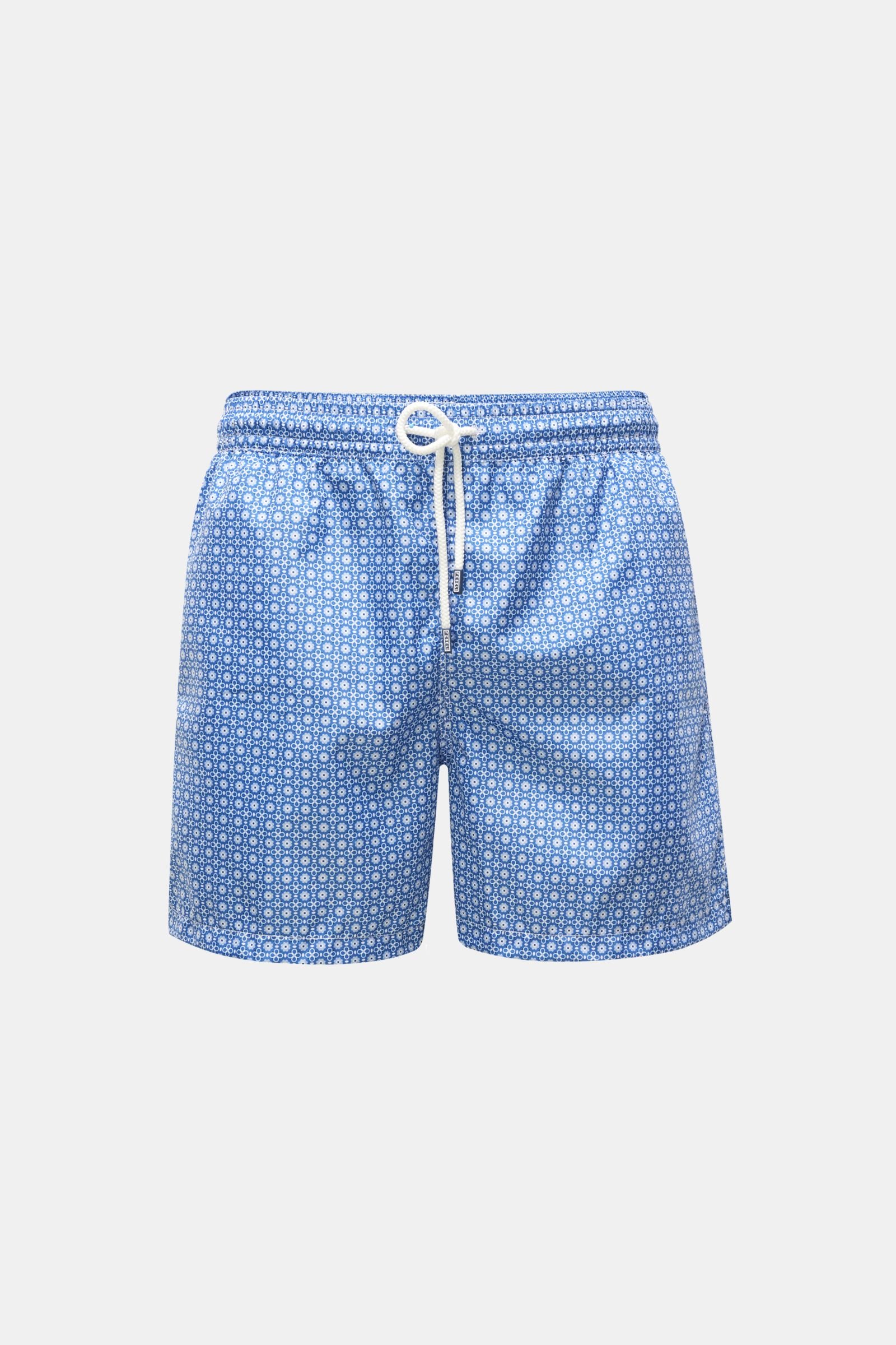 Swim shorts 'Madeira Airstop' dark blue/white patterned