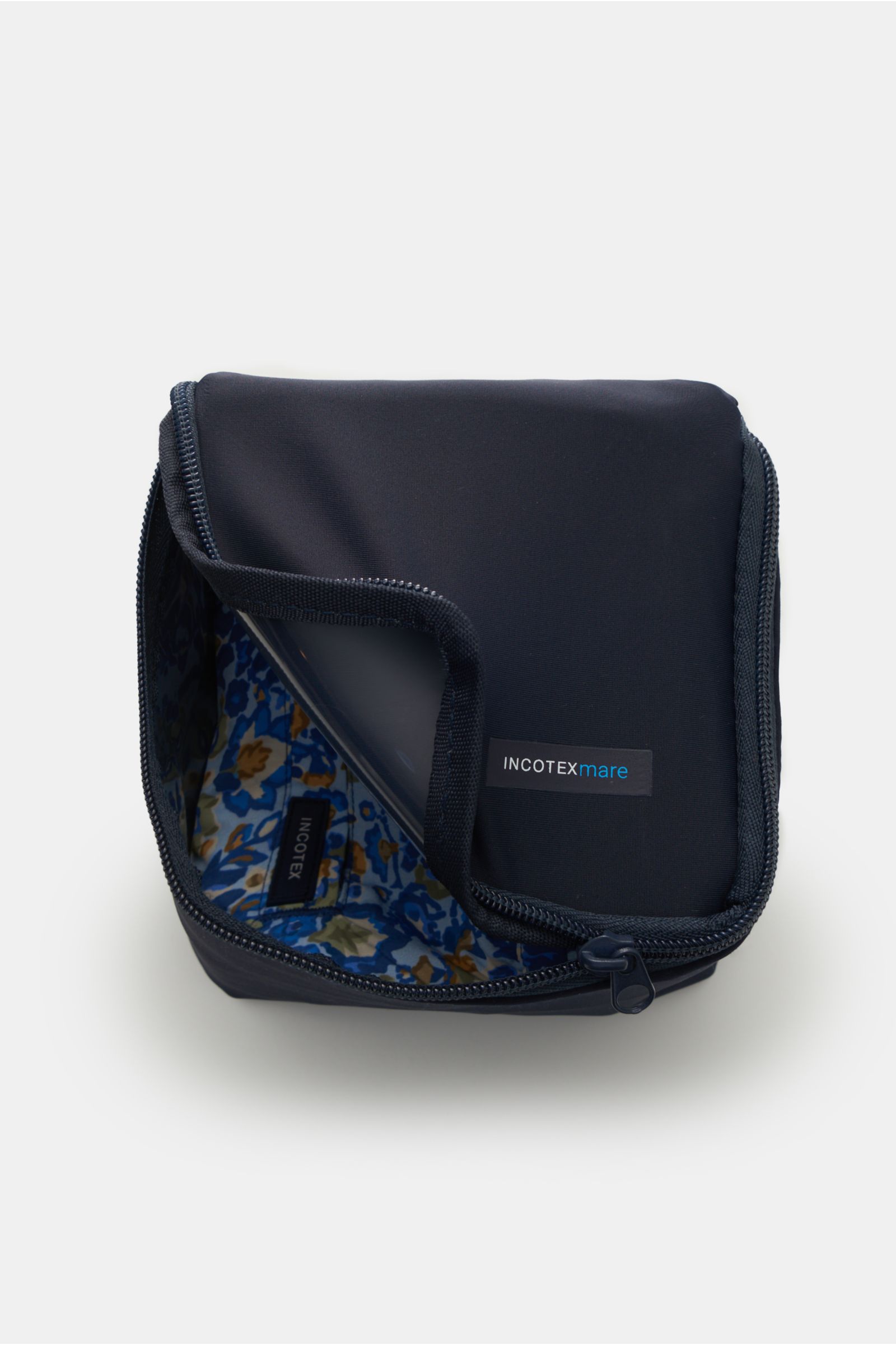 Incotex Badeshorts blau/grün gemustert