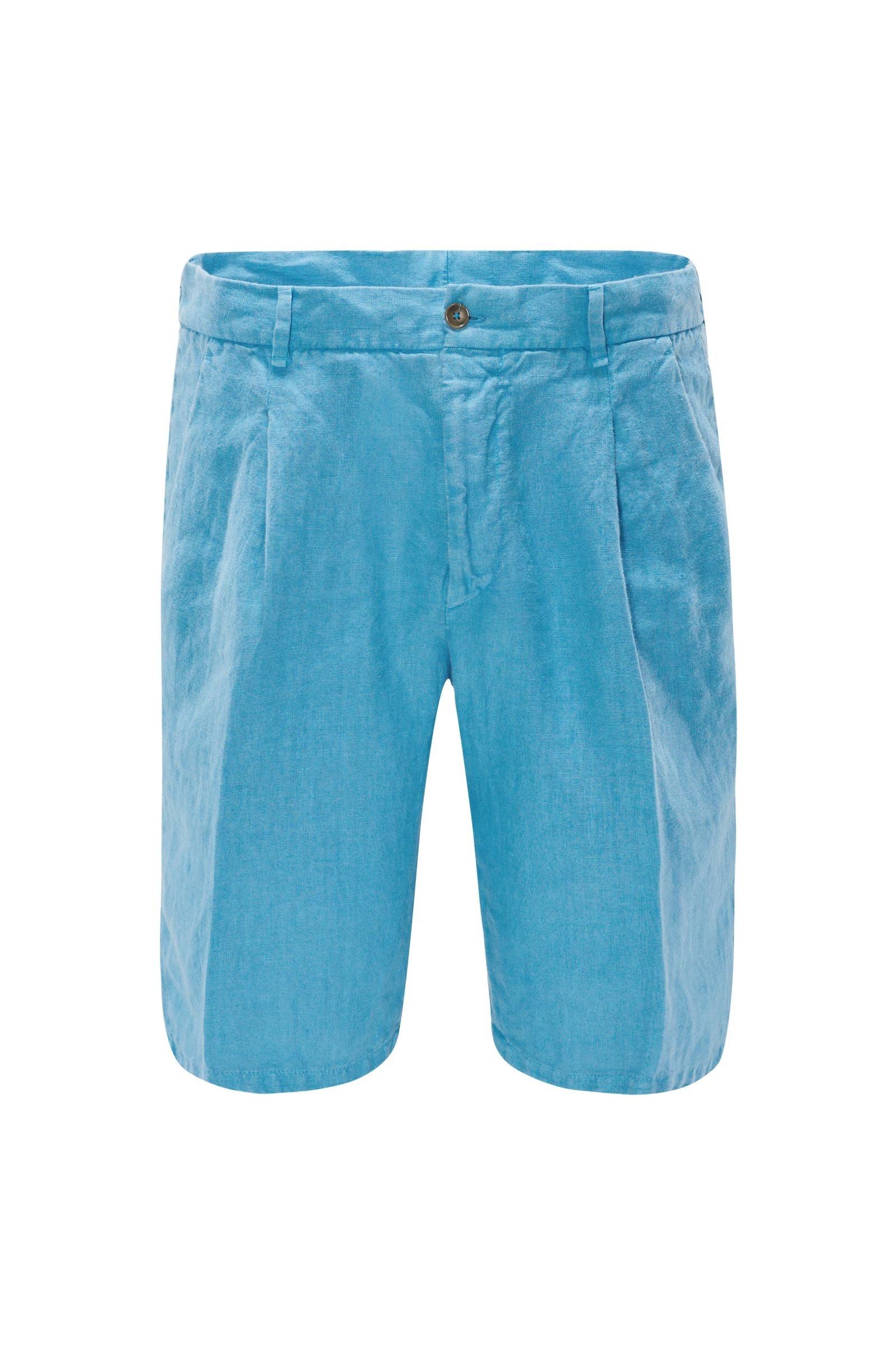 Linen bermuda shorts 'Formentera' azure