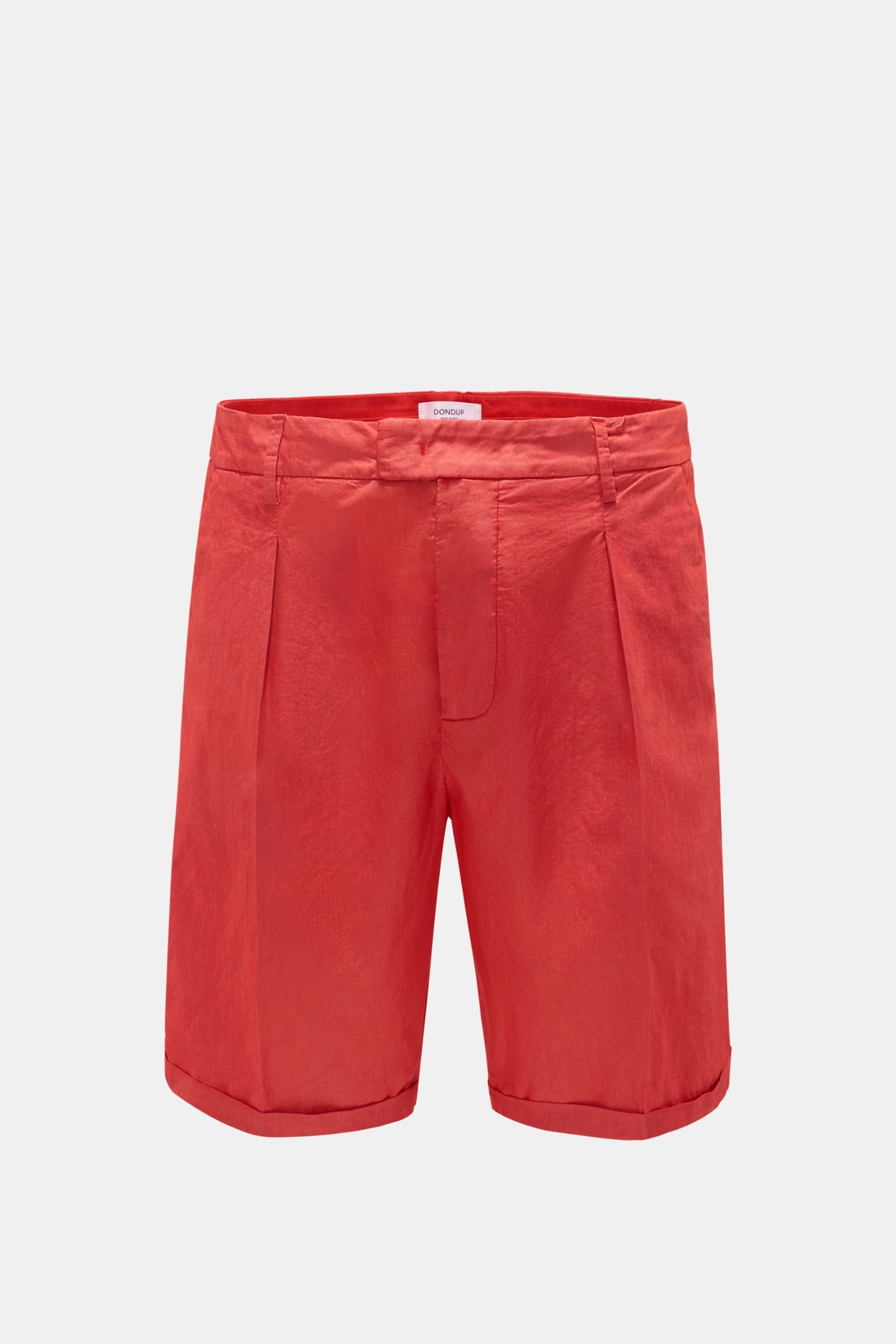 Chambray Bermuda shorts 'Yan' red