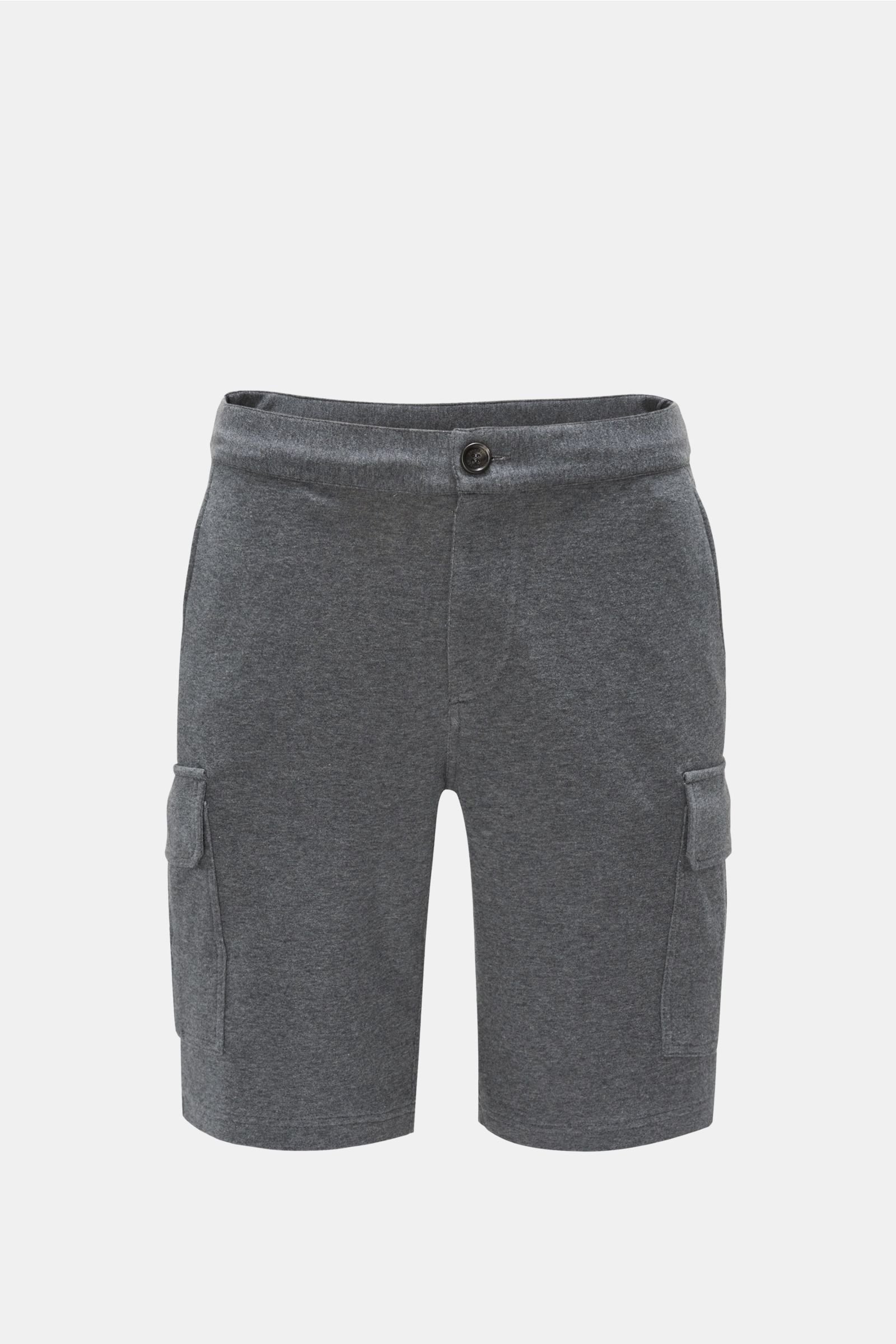 Cargo sweat shorts dark grey