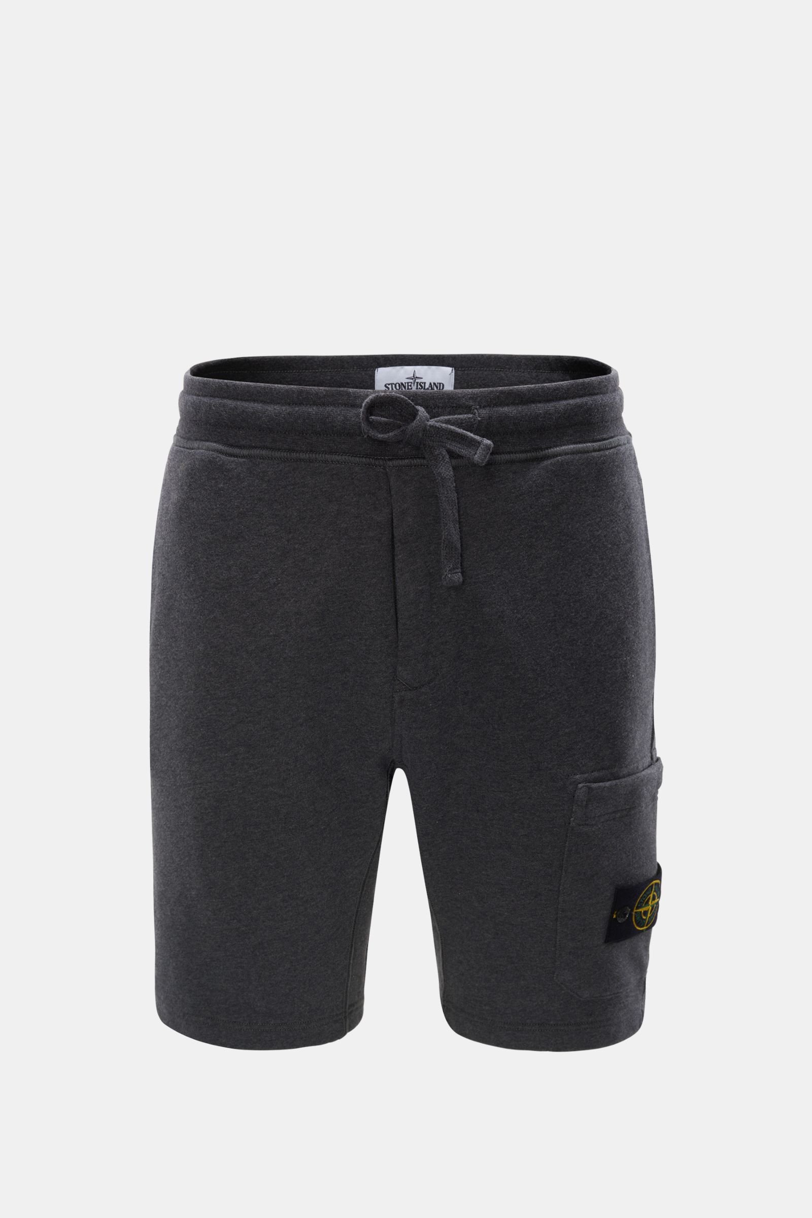 Cargo sweat shorts dark grey