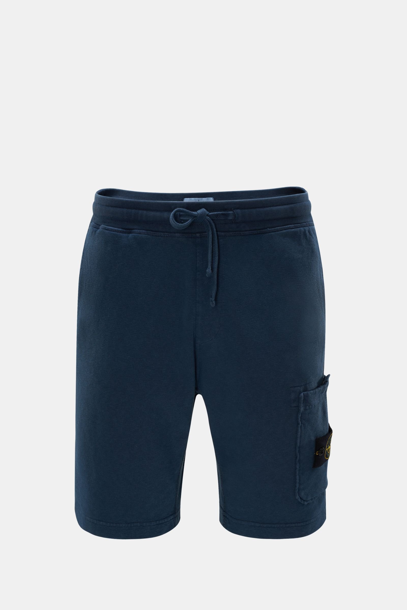Cargo sweat shorts grey-blue