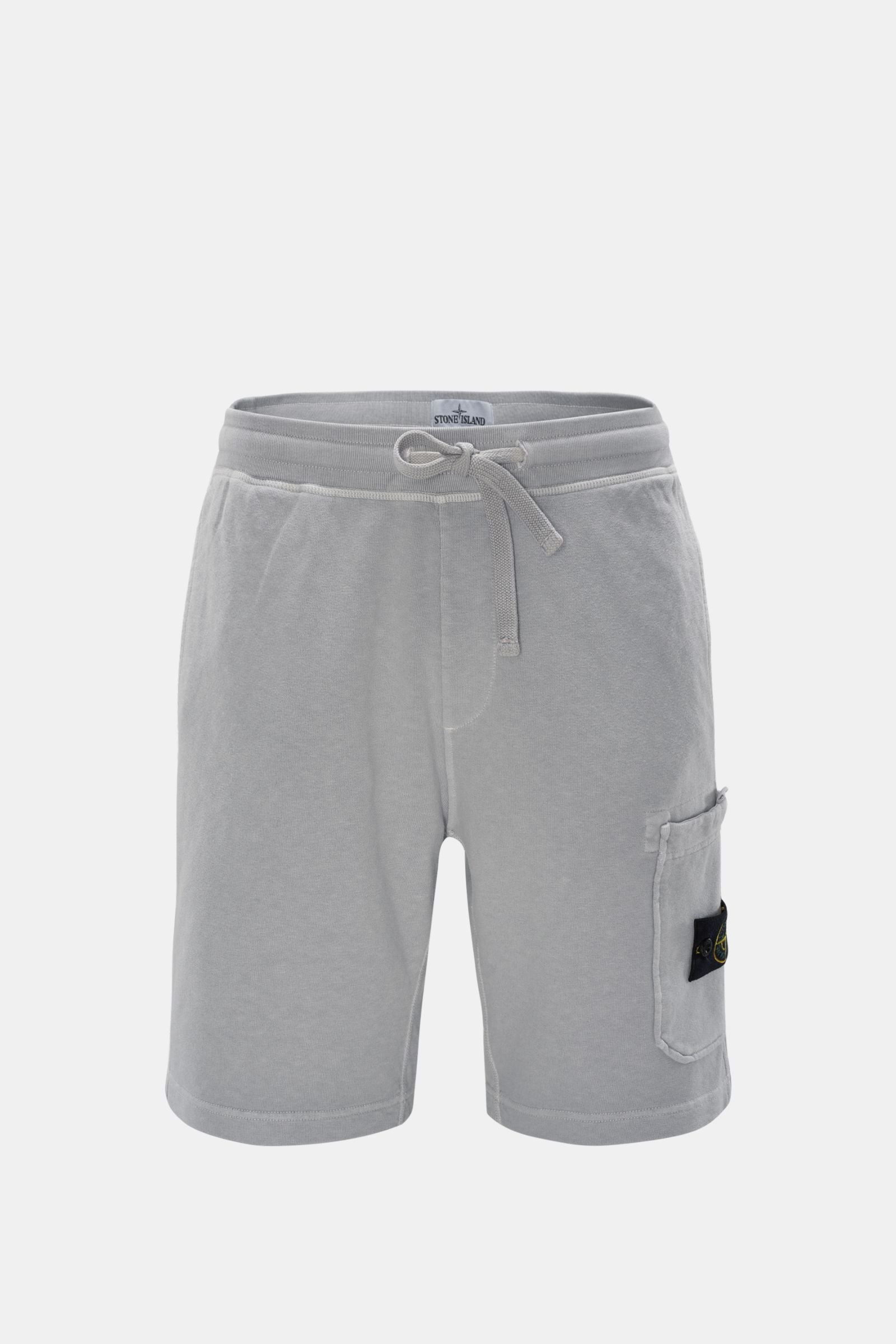Cargo sweat shorts light grey
