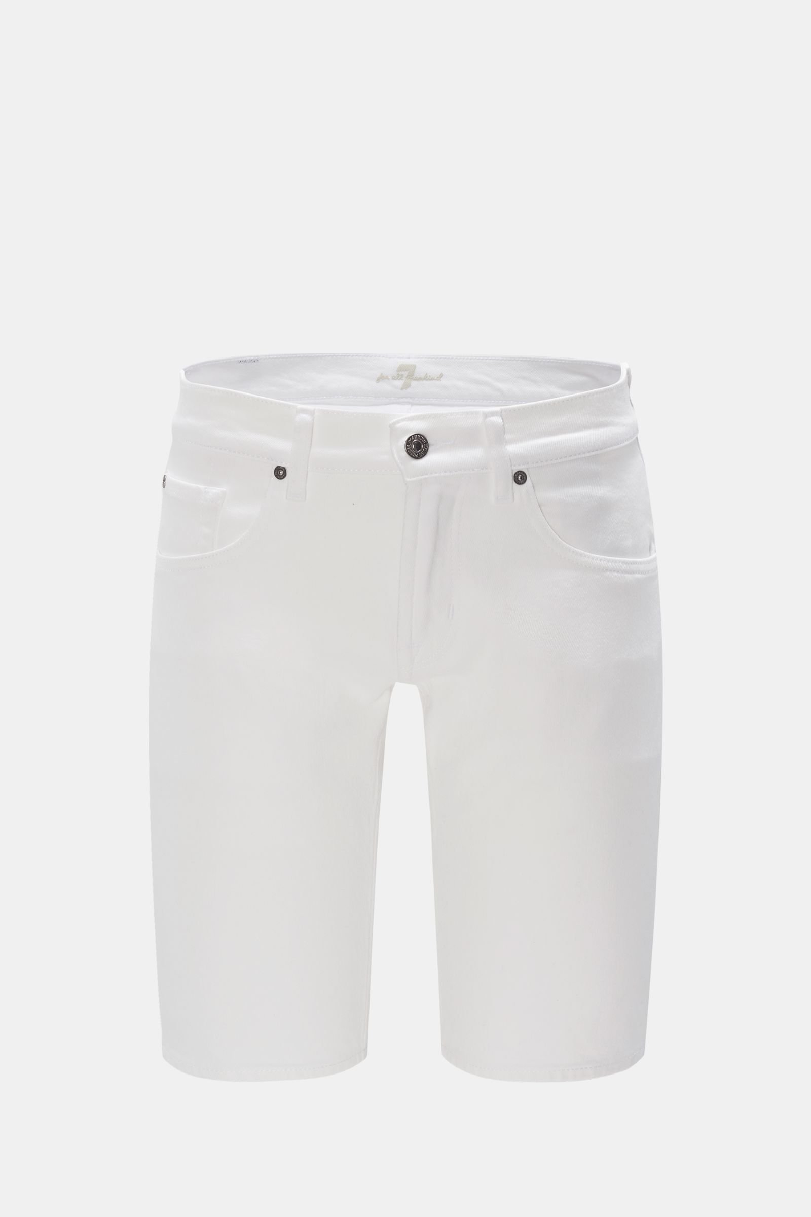 Jeans-Bermudas weiß