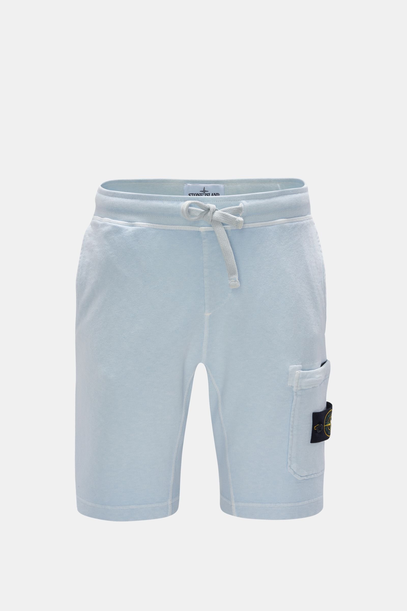 Cargo sweat shorts pastel blue