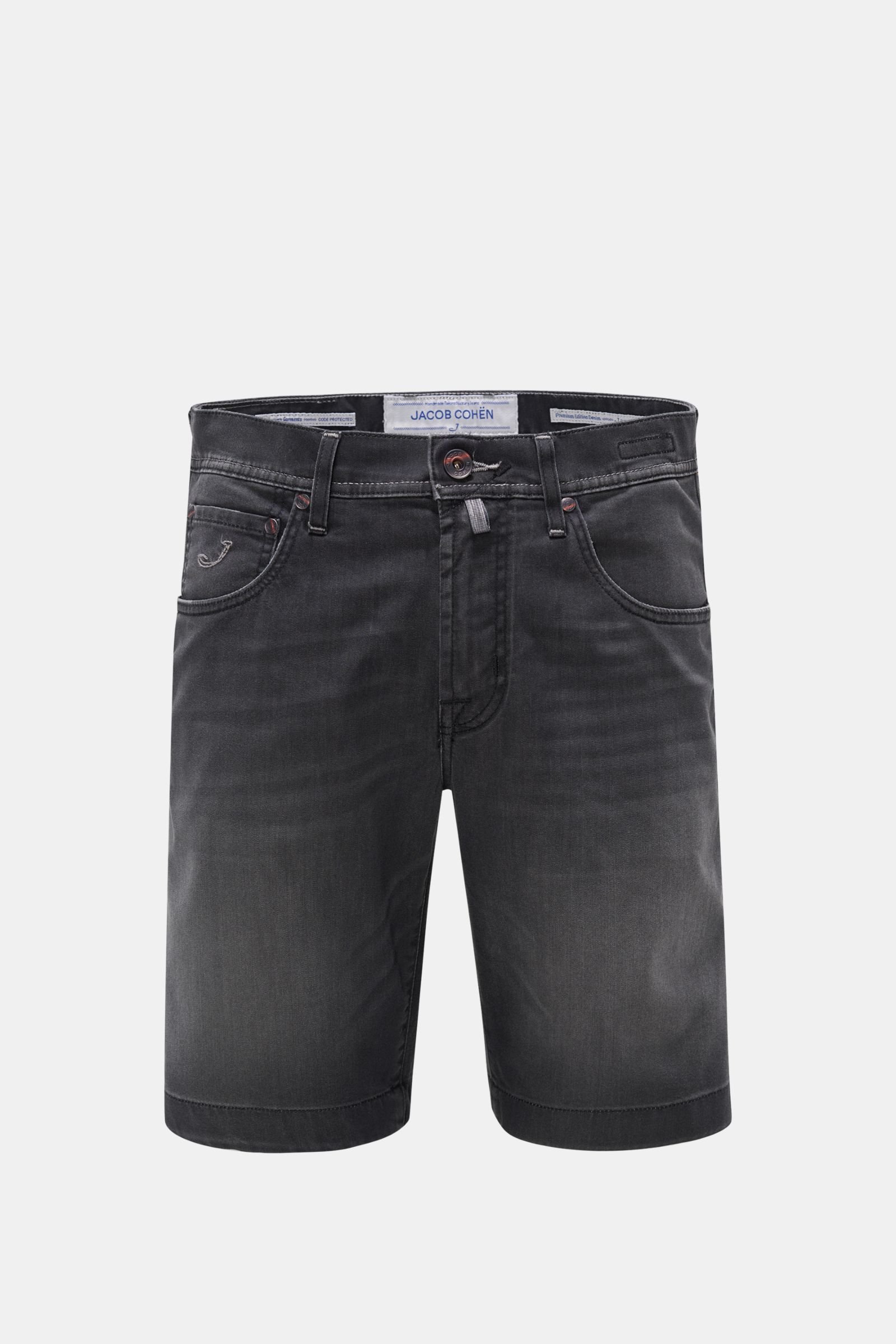 Denim bermuda shorts 'J6636 Comfort Slim Fit' anthracite