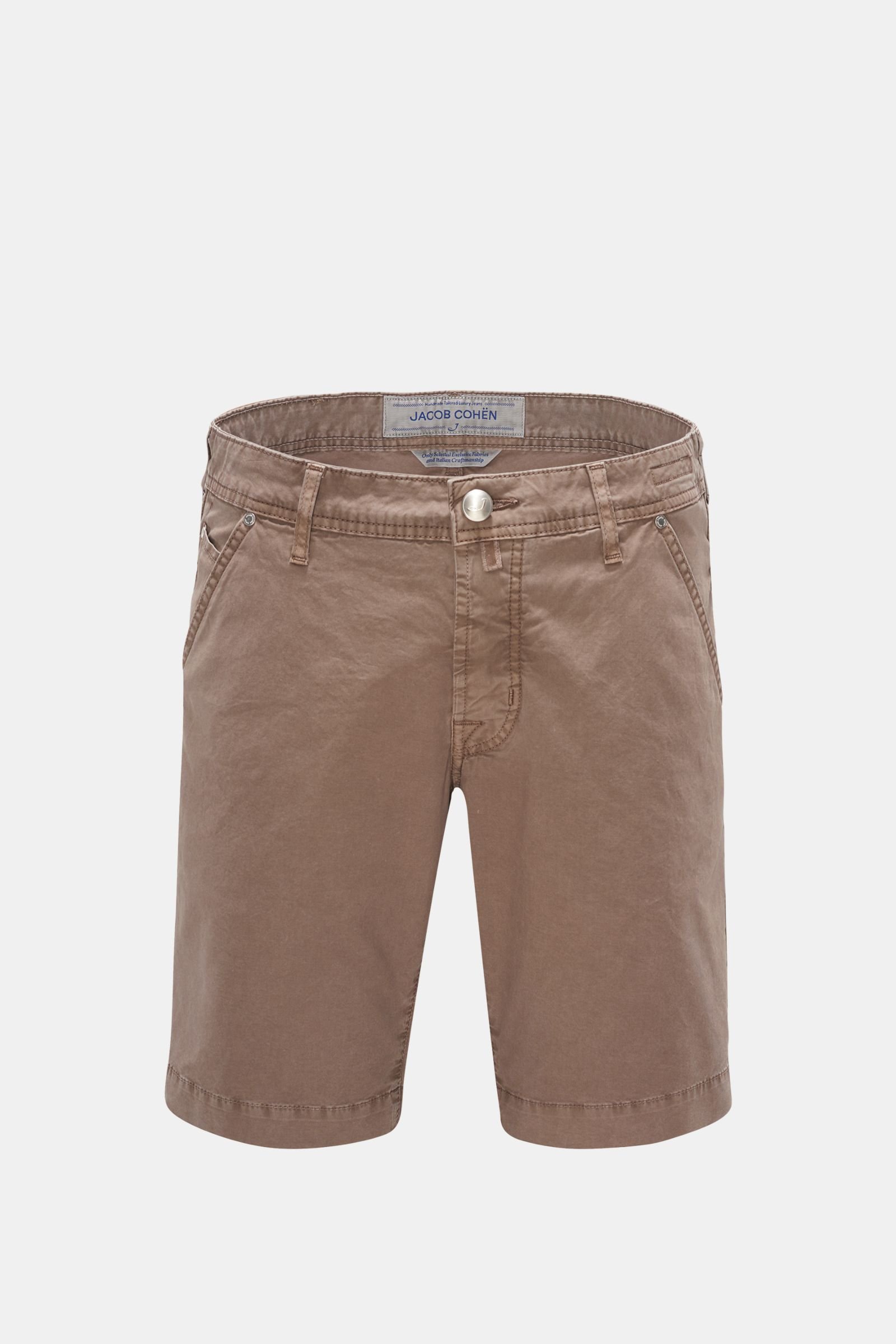 Bermuda shorts 'J6613 Comfort Slim Fit' grey-brown