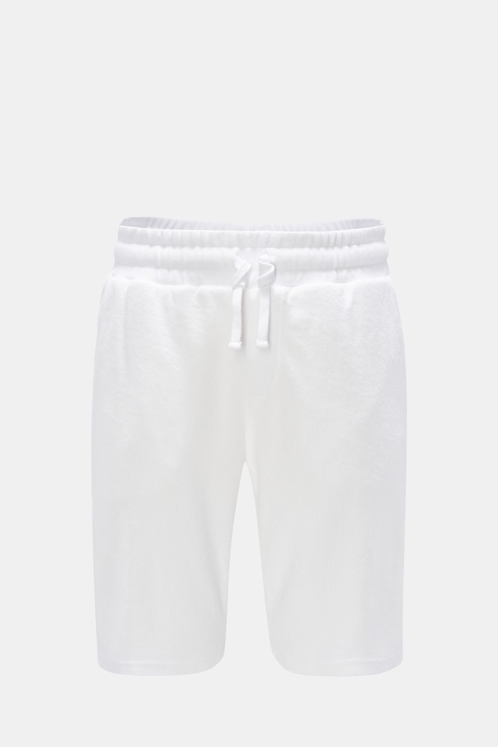 Terry bermuda shorts white