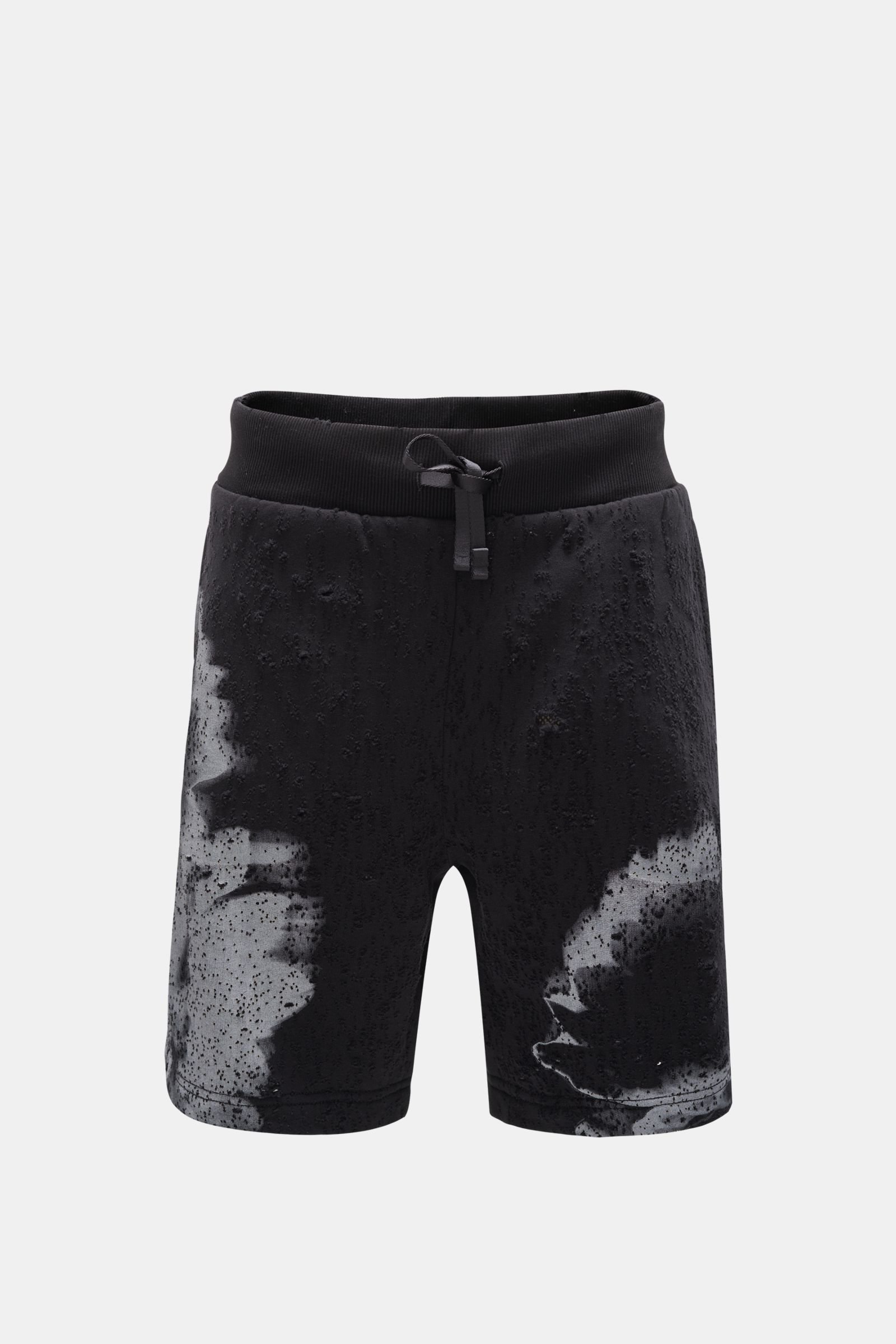 Sweat shorts black/white