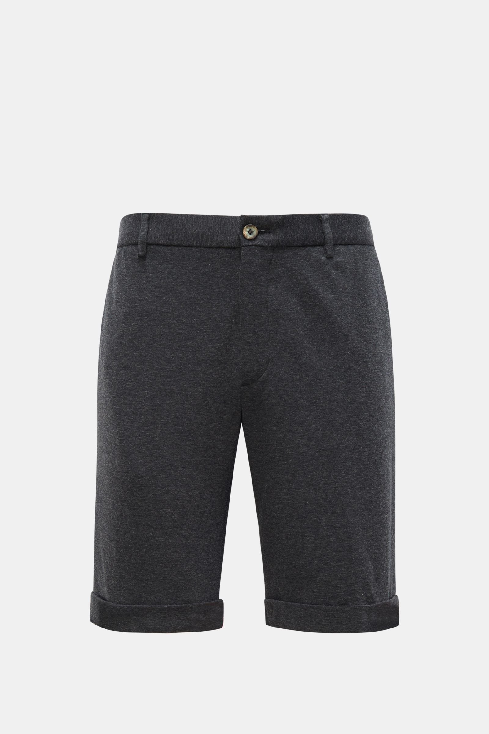 Jersey shorts 'Davide' dark grey