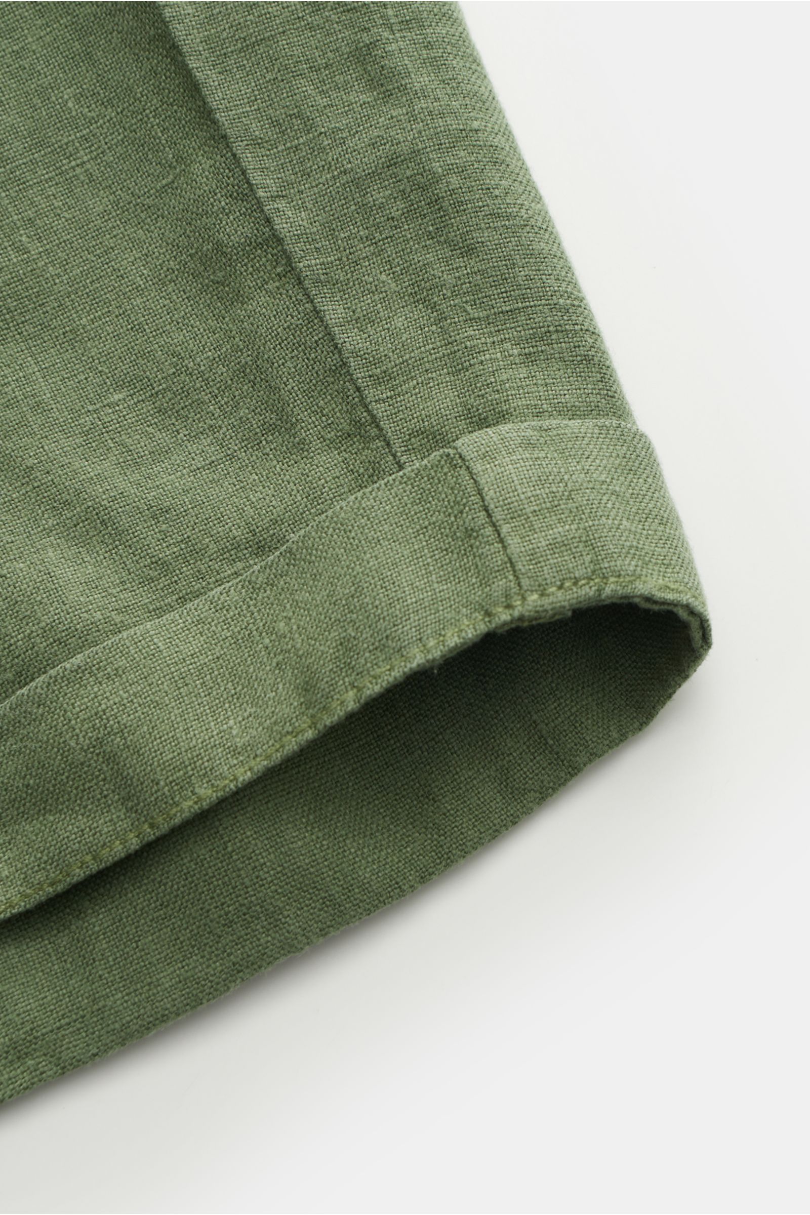 04651/ A trip in a bag Leinen-Bermudas 'Linen Bermuda' grün