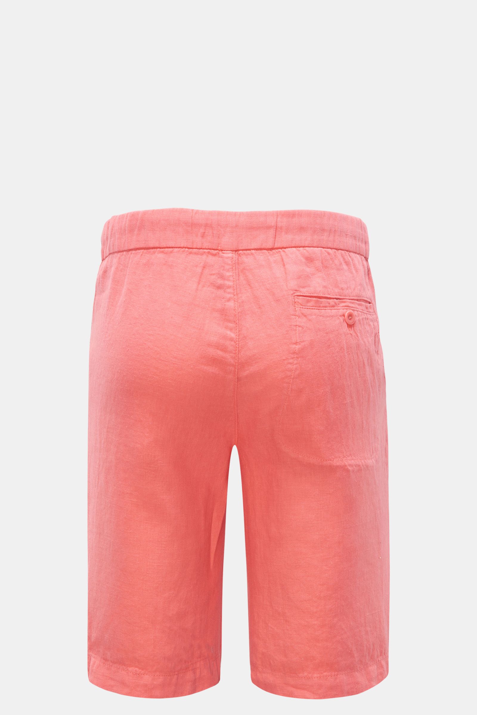 04651/ A trip in a bag Leinen-Bermudas 'Linen Bermuda' koralle