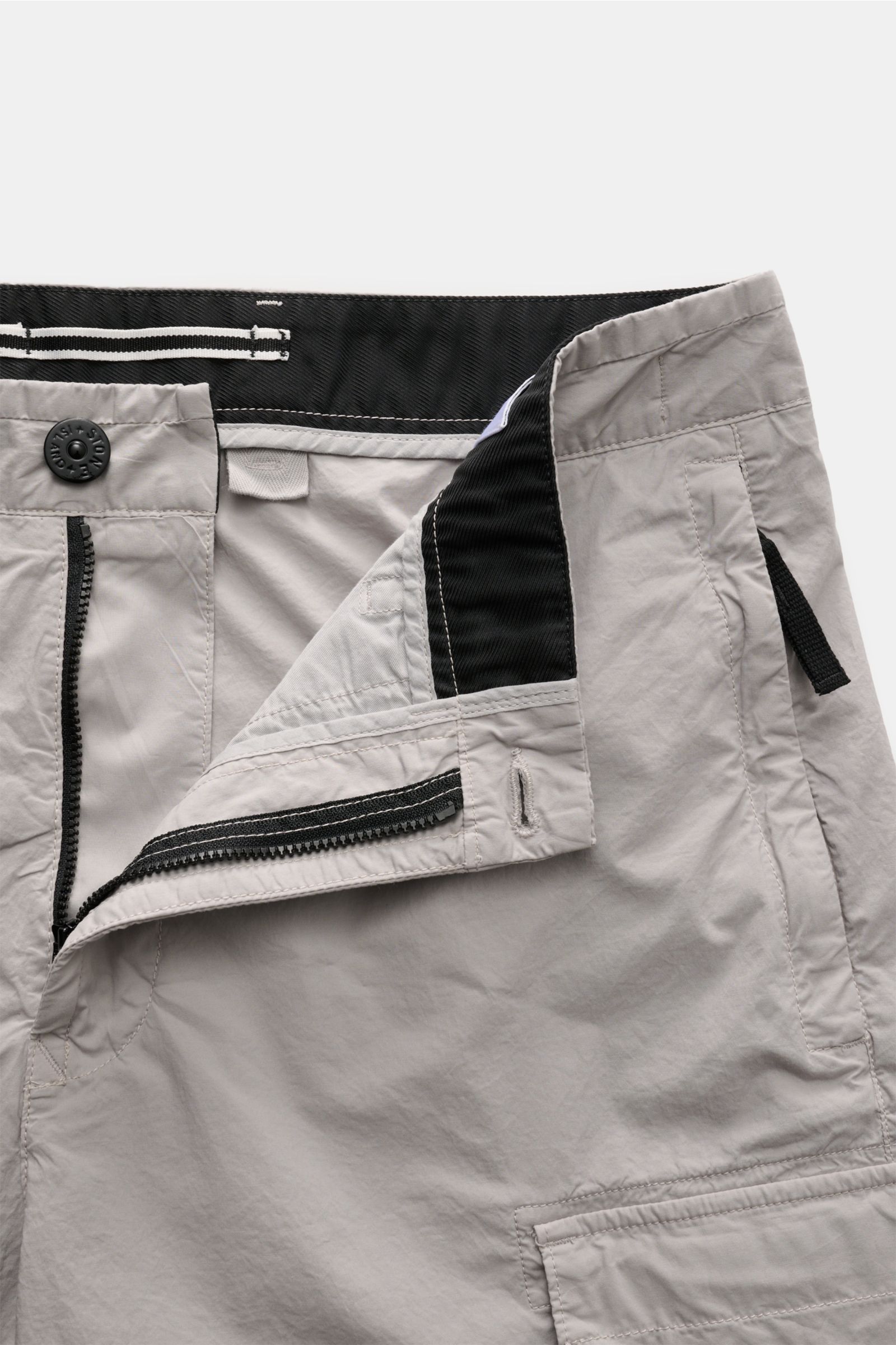 Stone Island Cargo-Bermudas hellgrau