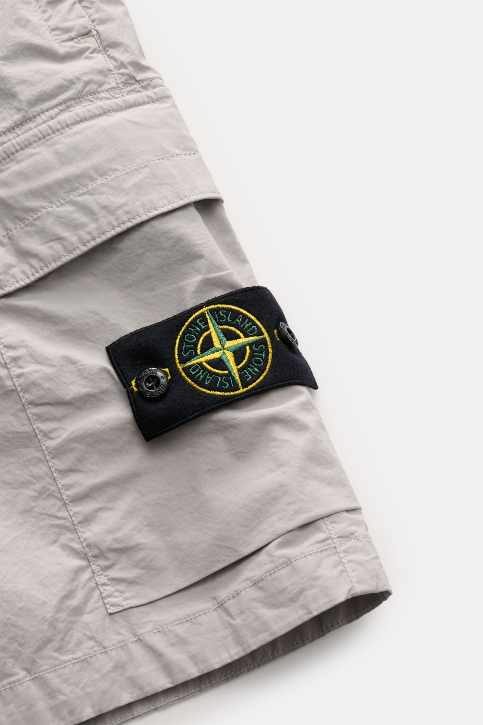 Stone Island Cargo-Bermudas hellgrau