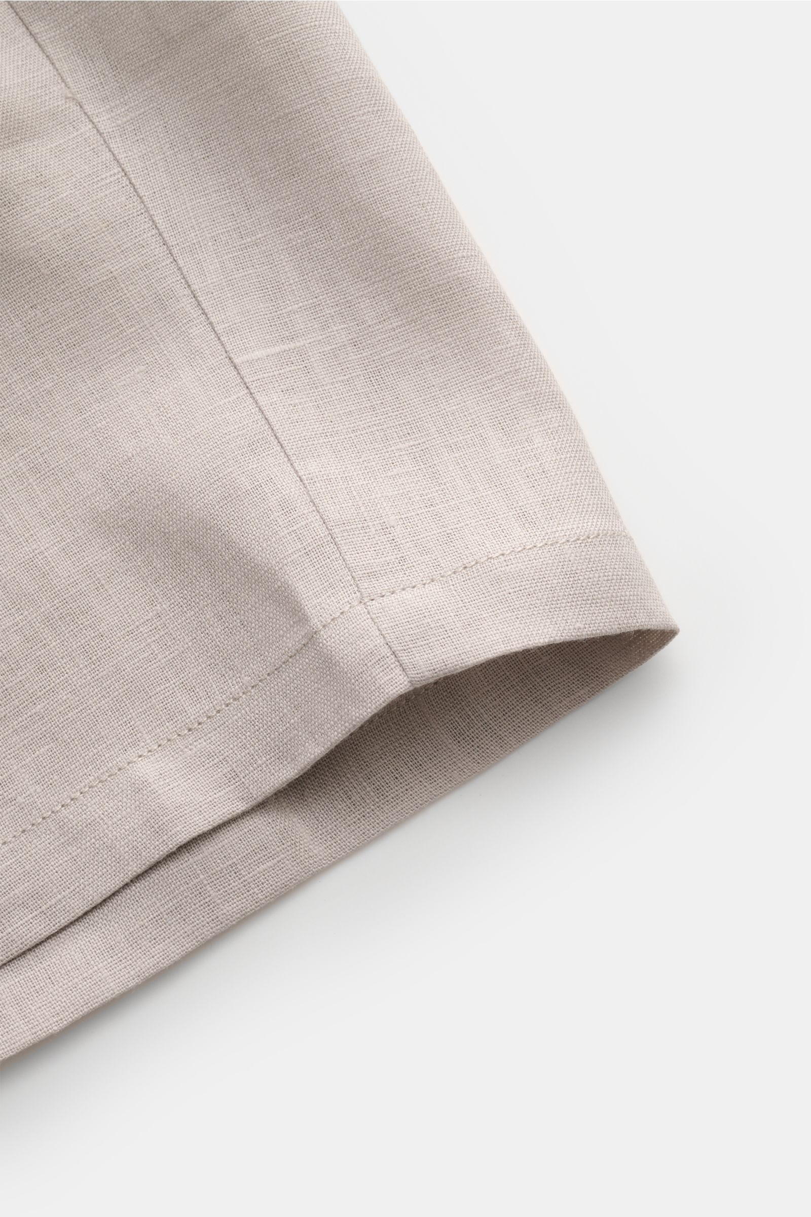 04651/ A trip in a bag Leinen-Shorts 'Beach Bermuda 003' hellgrau