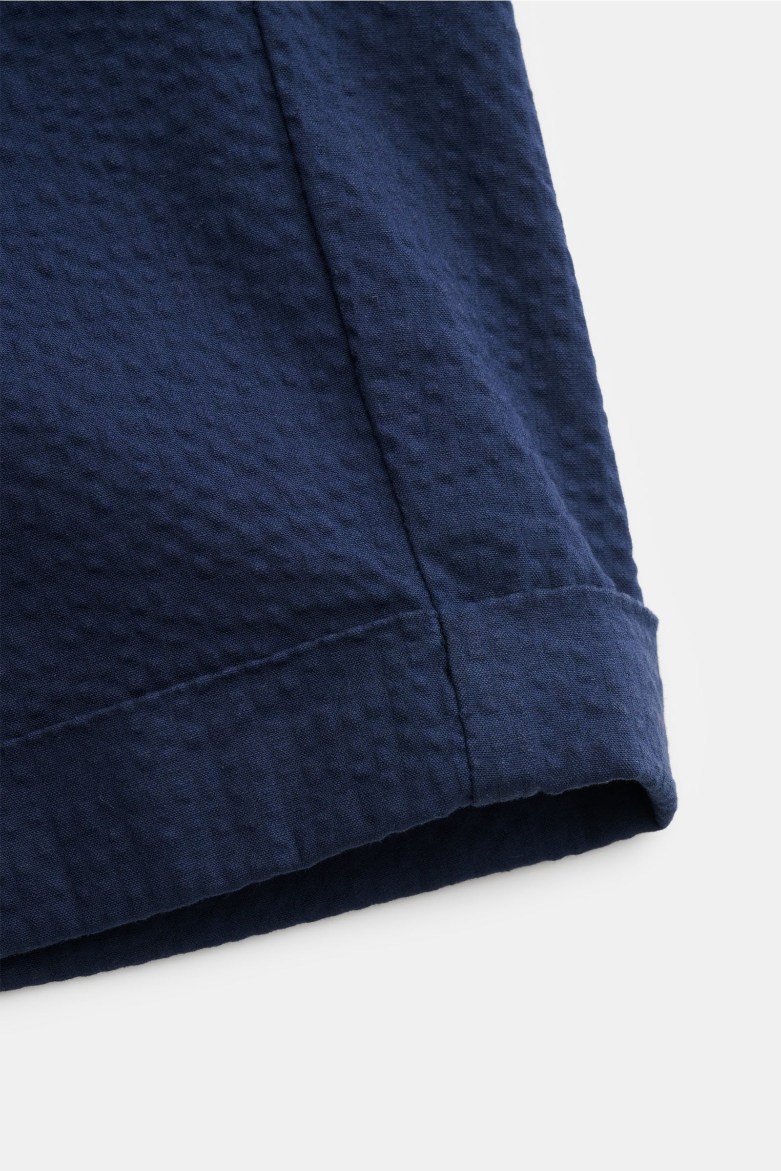 04651/ A trip in a bag Seersucker shorts navy