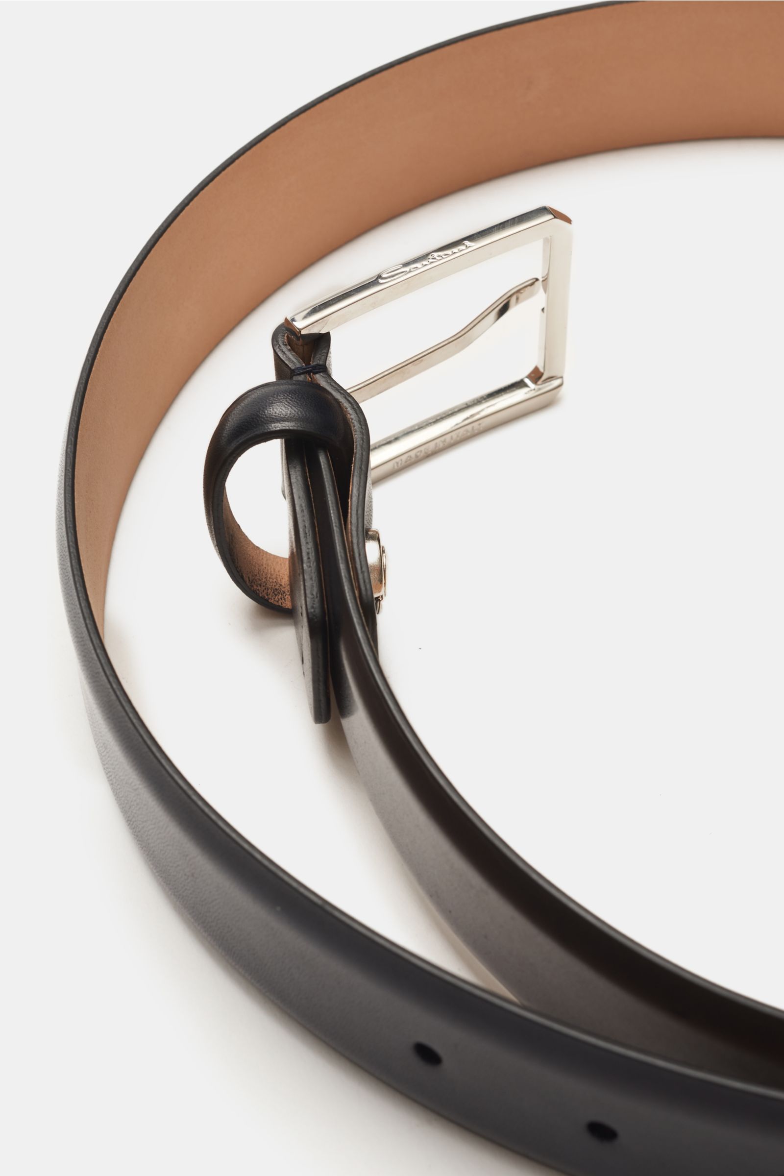 Santoni Belt navy