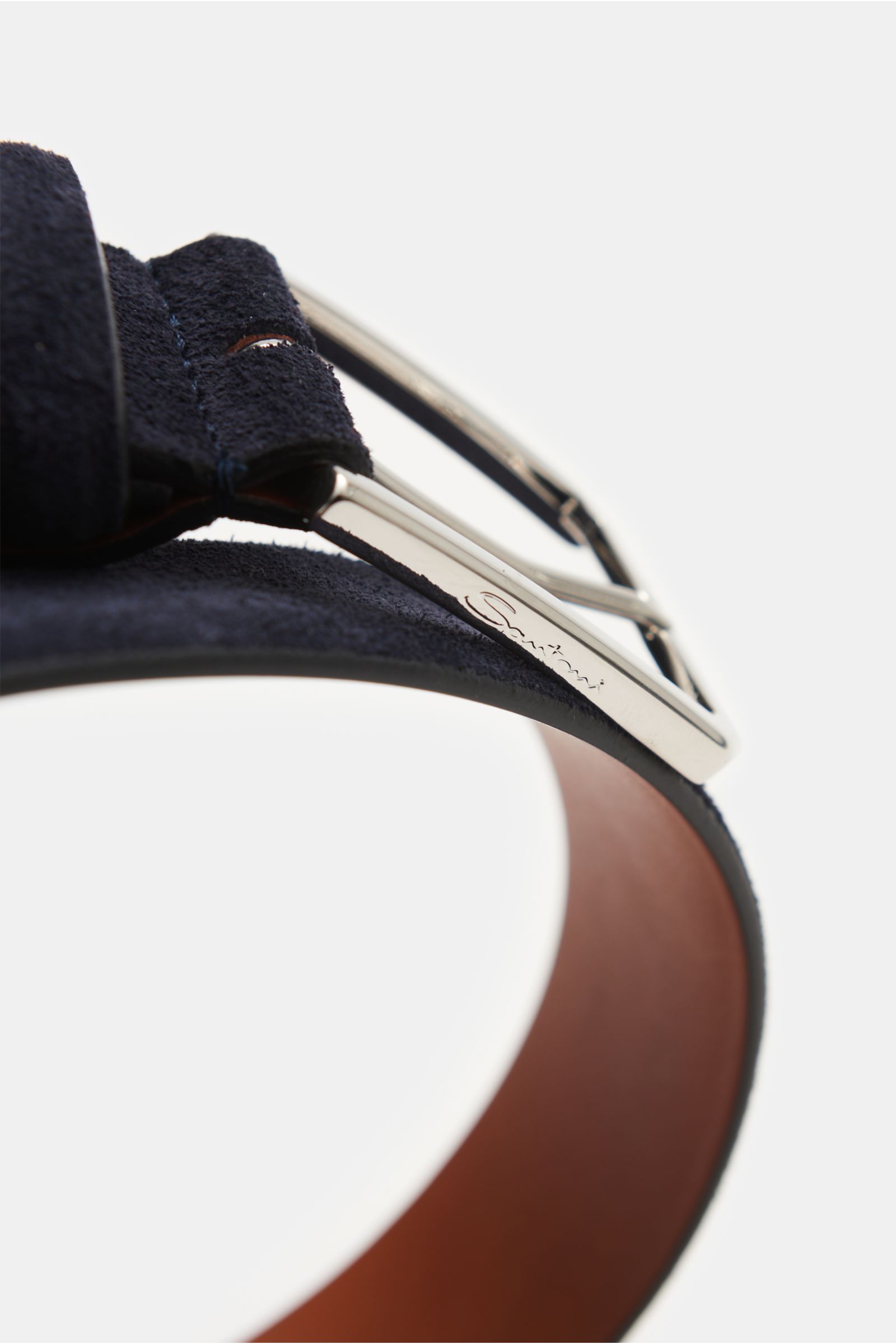 Santoni Gürtel dark navy