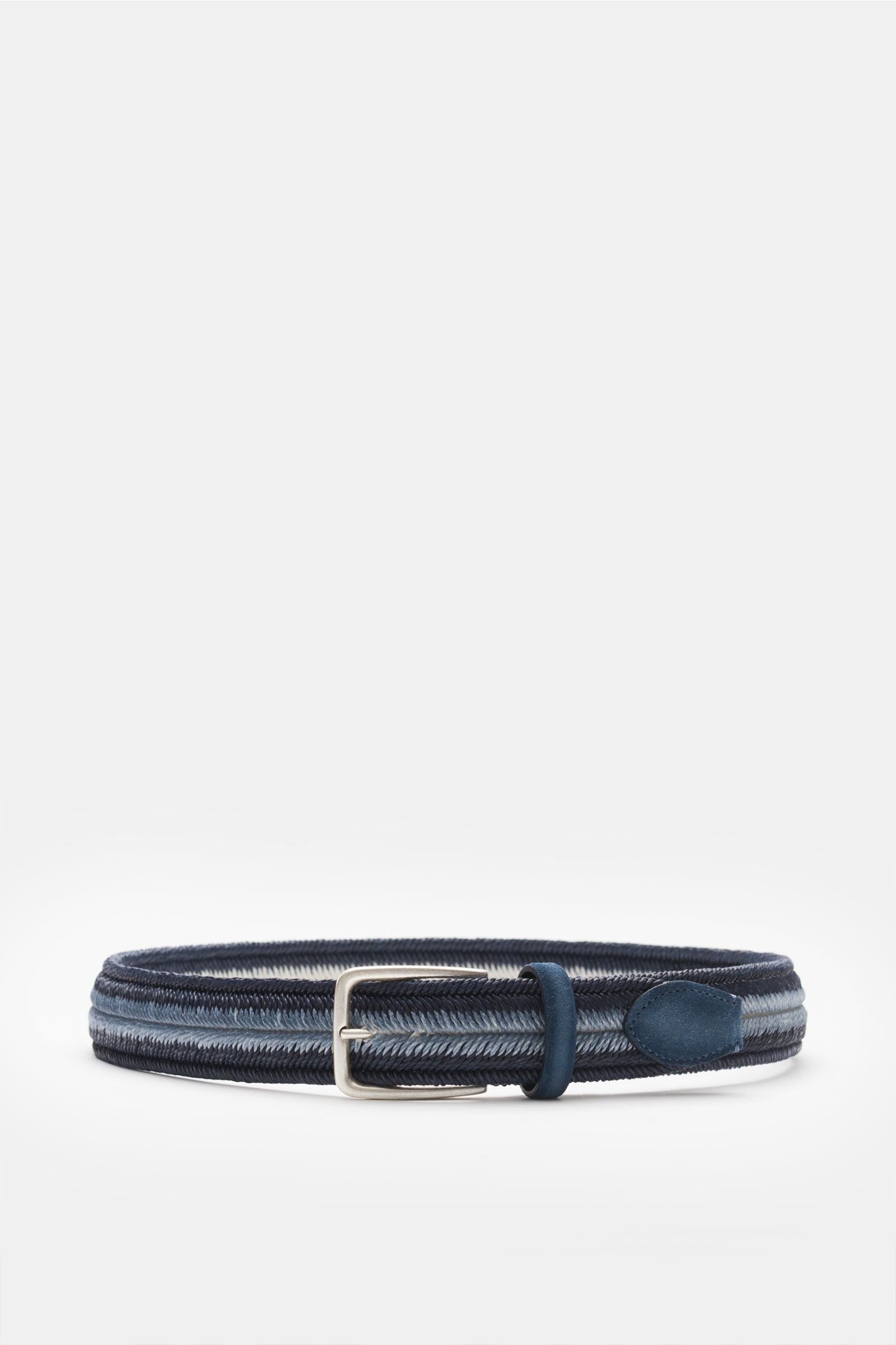 Plaited belt navy/smoky blue