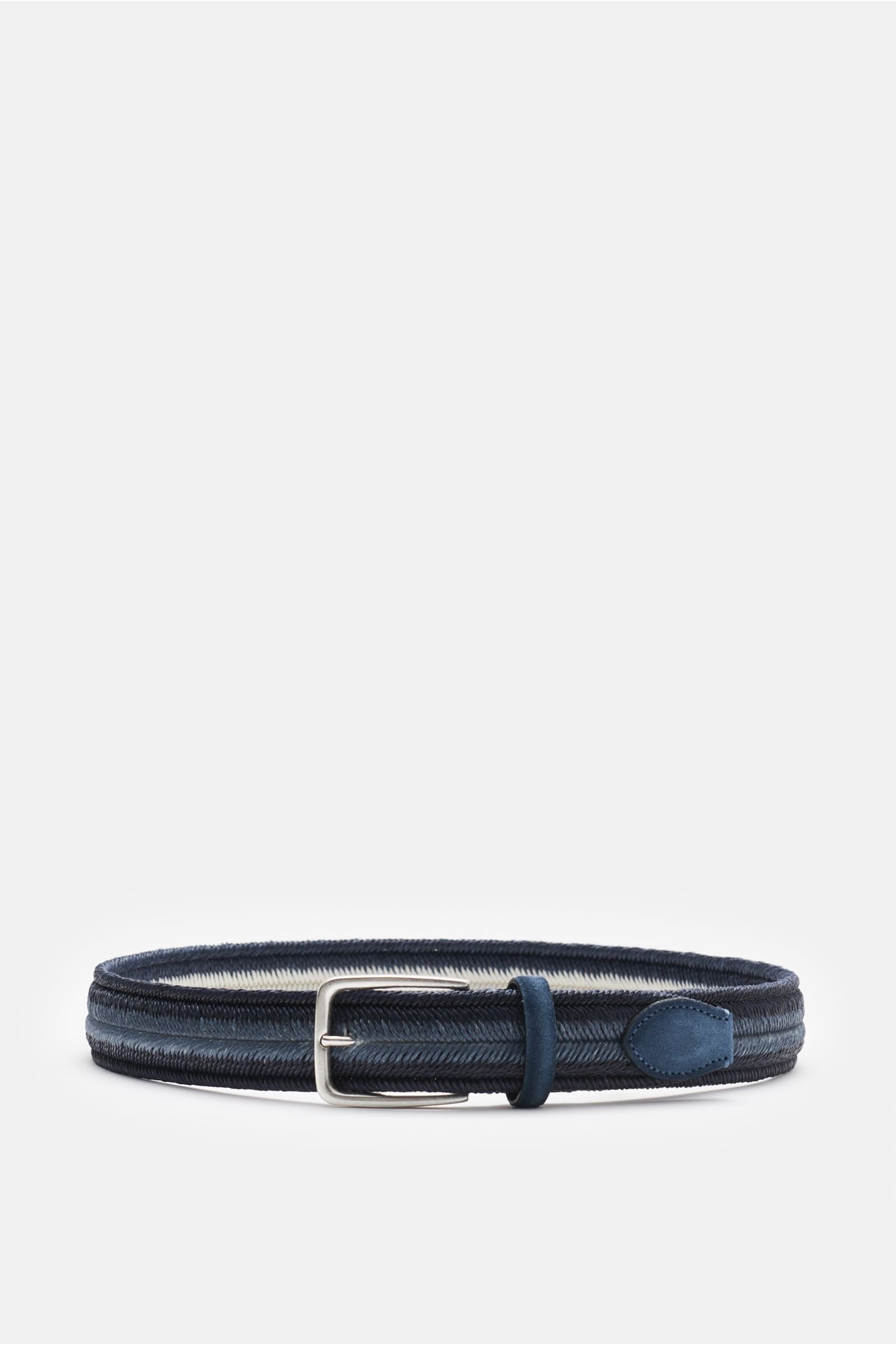 Plaited belt dark navy/smoky blue 