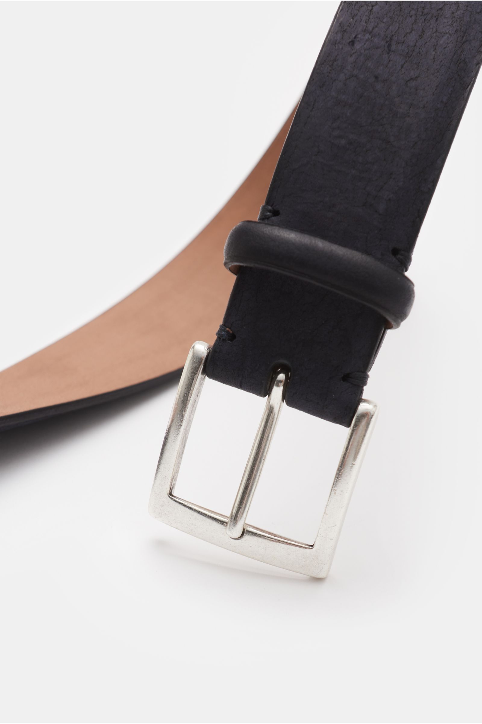 Fausto Colato Gürtel Antilopenleder anthrazit