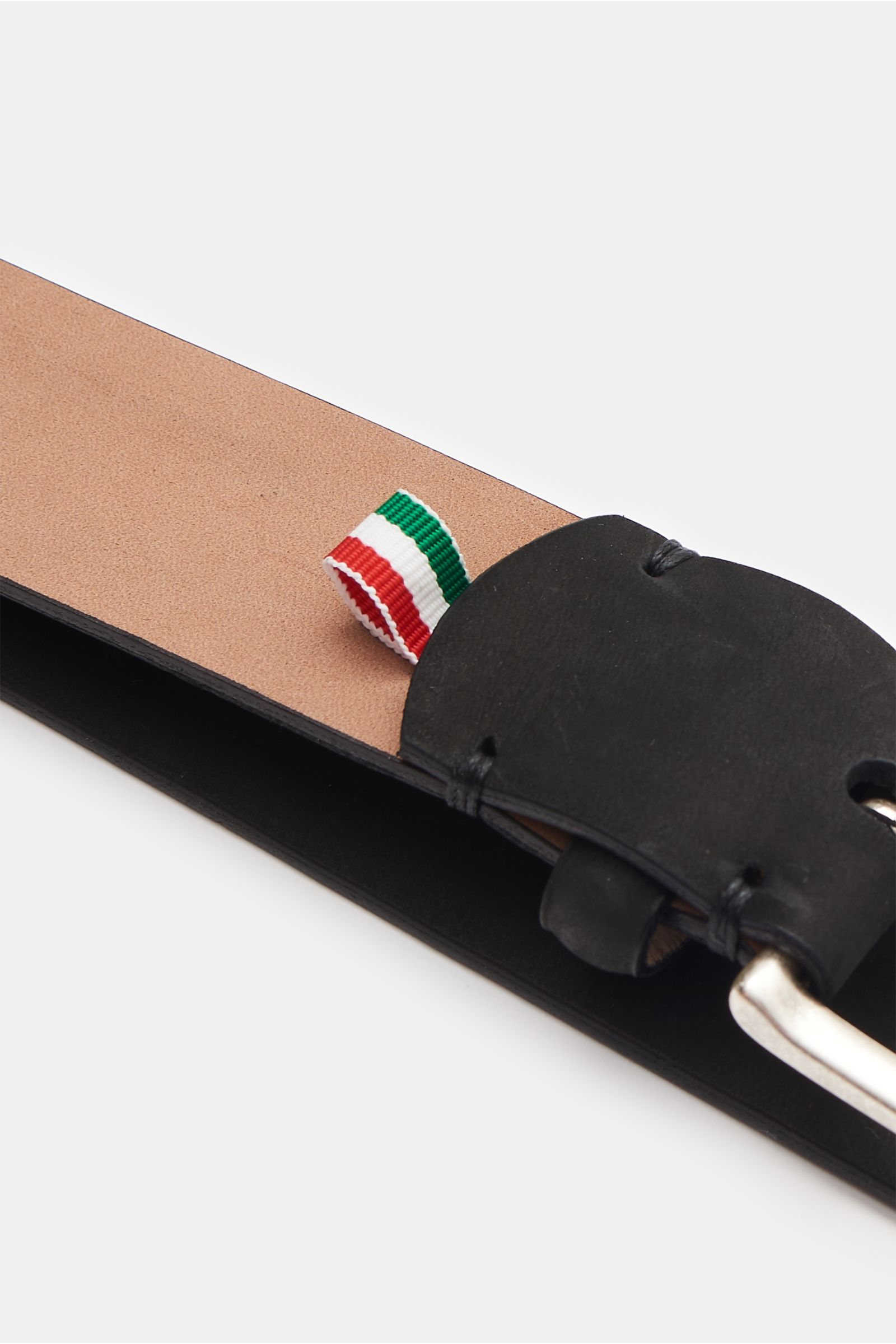 Fausto Colato Belt nubuck leather black